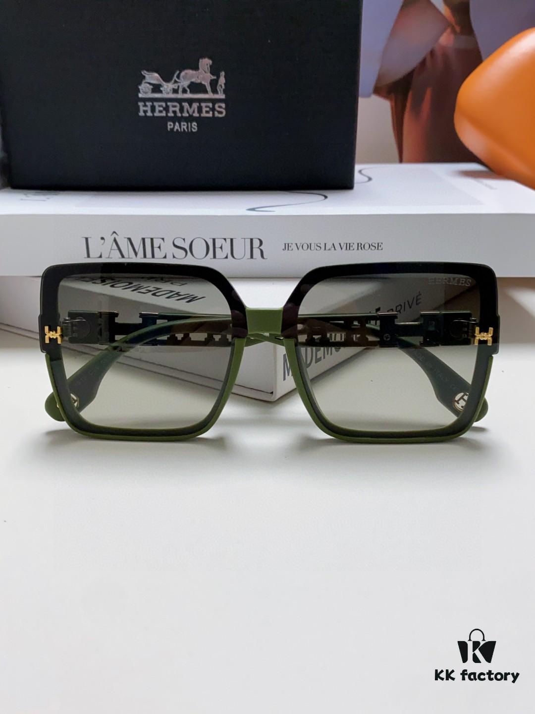 6931ae71ccd8ab3d7afa28bd HERMES 2024 New Arrival Popular Fashion H Sunglasses for Women UV Protection Driver's Glasses Trendy White Driving Sunglasses Stylish HHH Eyewear