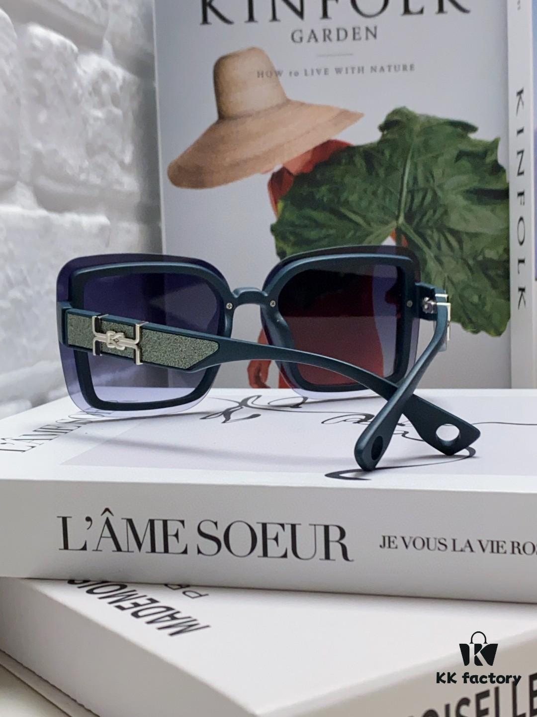 6931ae73ccd8ab3d7afa28d7 HERMES Women's Sunglasses, UV-Protective Oversized Round Frame Sunglasses 2024 New Arrival, Vintage-Inspired Slimming Design for Large Faces, Trendy Influencer Eyewear