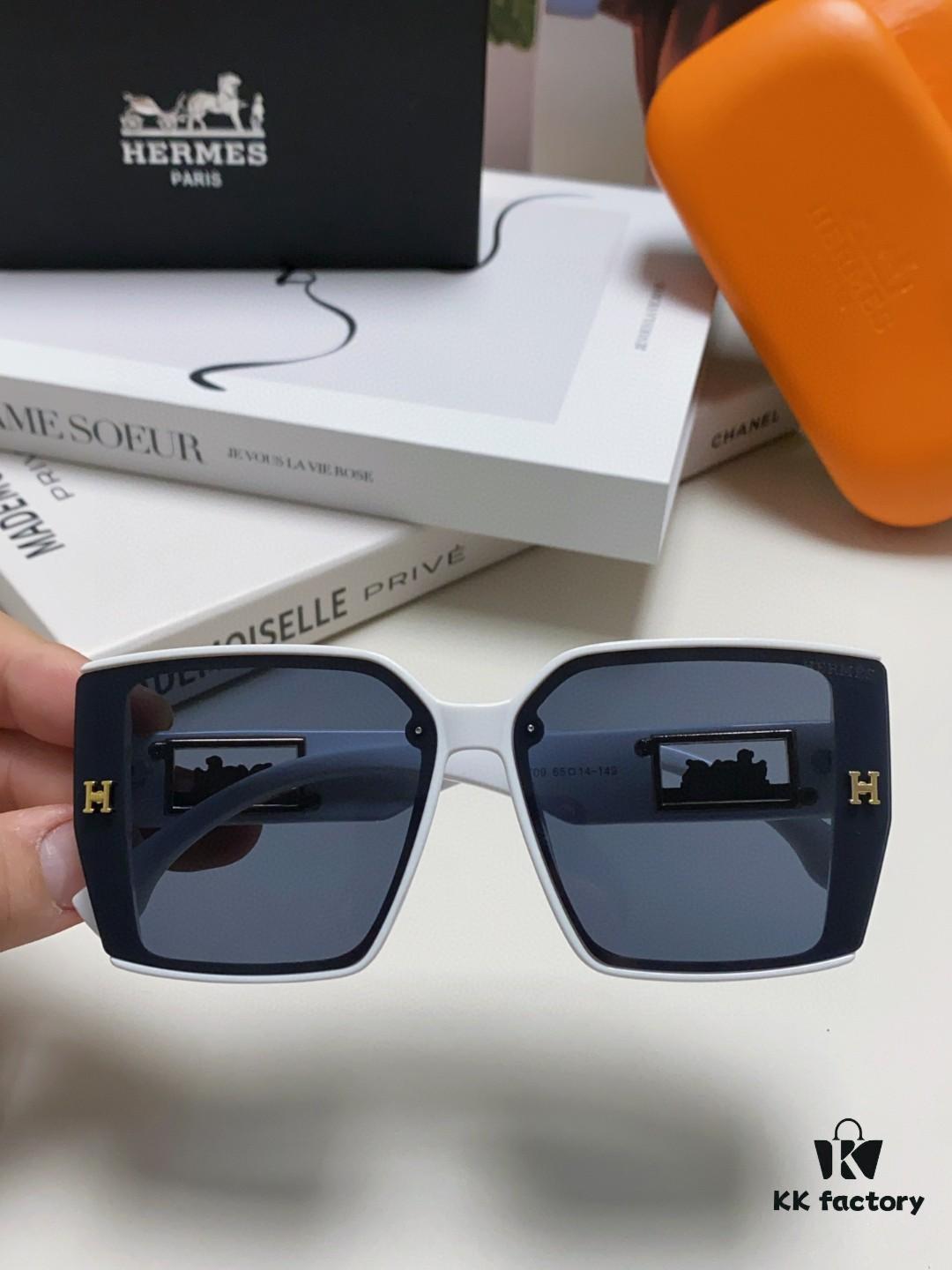 6931ae7bccd8ab3d7afa2952 Hermes 2024 New Arrival Polarized Sunglasses for Women, Fashion Oversized Frame, Slimming Effect, UV Protection, Versatile and Stylish