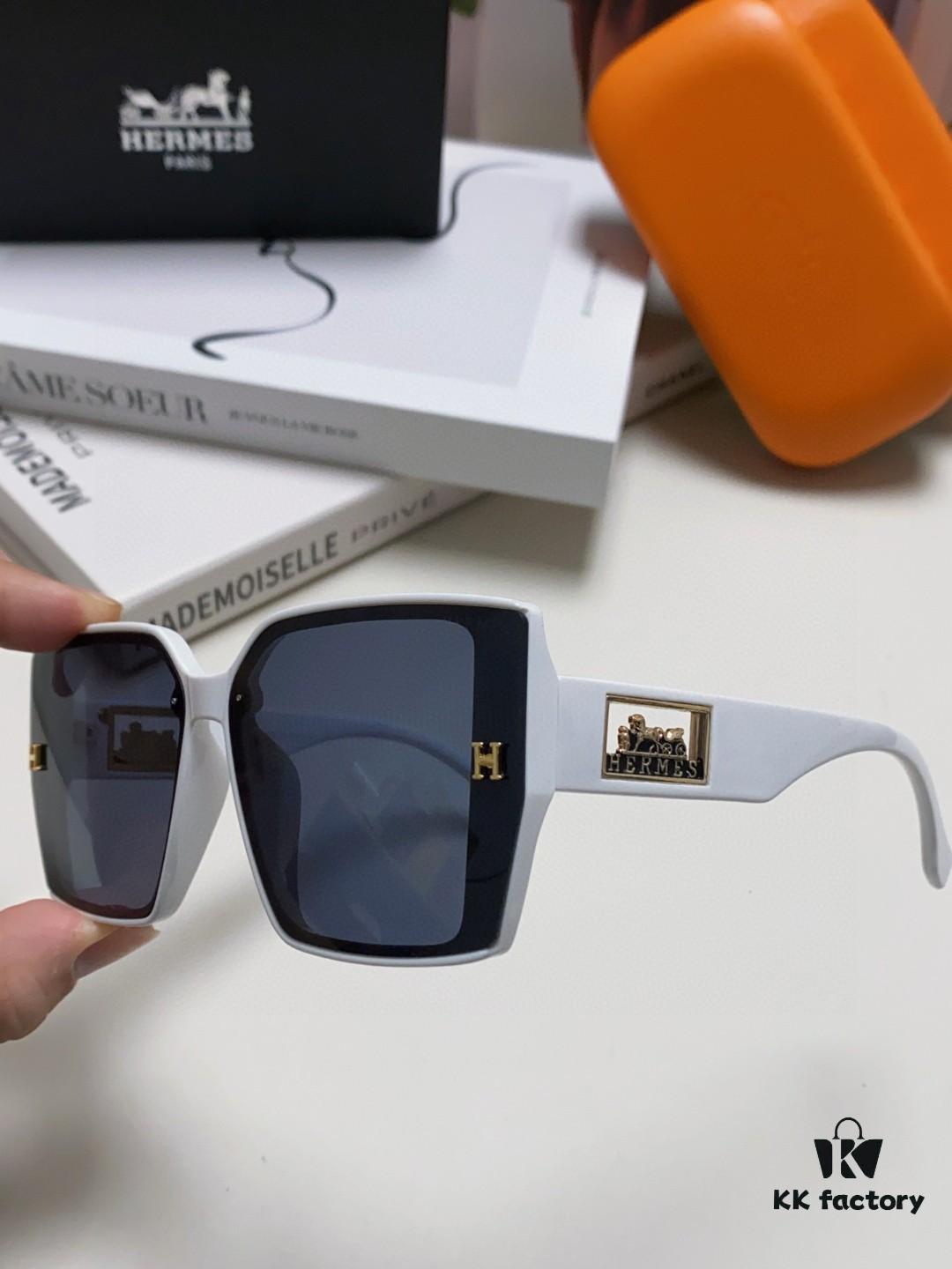 6931ae7bccd8ab3d7afa2954 Hermes 2024 New Arrival Polarized Sunglasses for Women, Fashion Oversized Frame, Slimming Effect, UV Protection, Versatile and Stylish