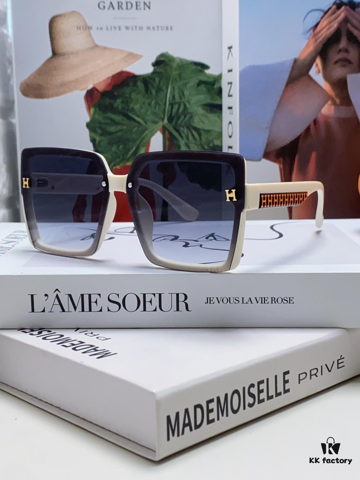 6931ae82ccd8ab3d7afa29b4 Hermes 2024 New Korean Style Square Women's Sunglasses, Retro Fashion Minimalist Unisex Polarized Sunglasses