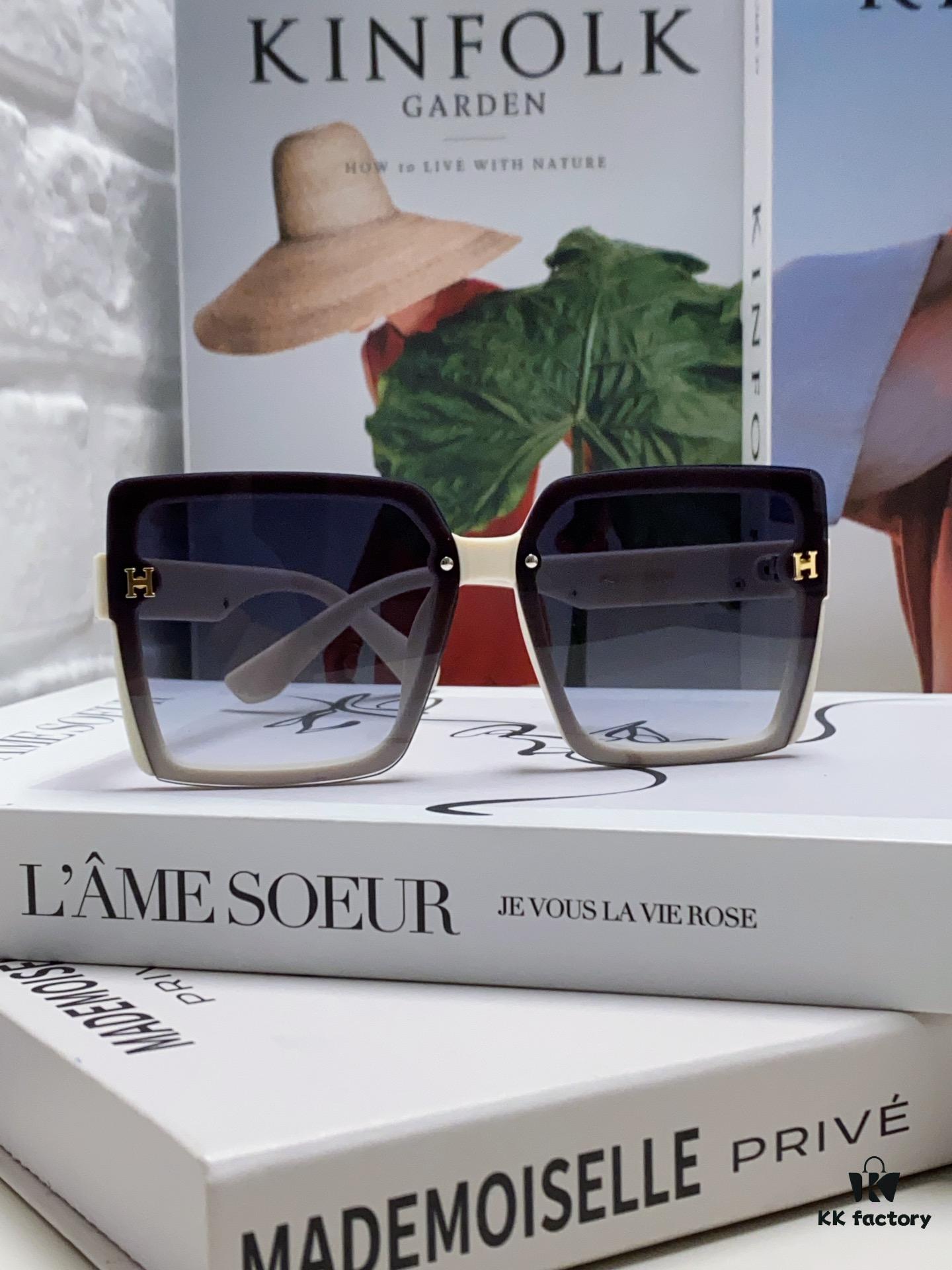 6931ae82ccd8ab3d7afa29b5 Hermes 2024 New Korean Style Square Women's Sunglasses, Retro Fashion Minimalist Unisex Polarized Sunglasses