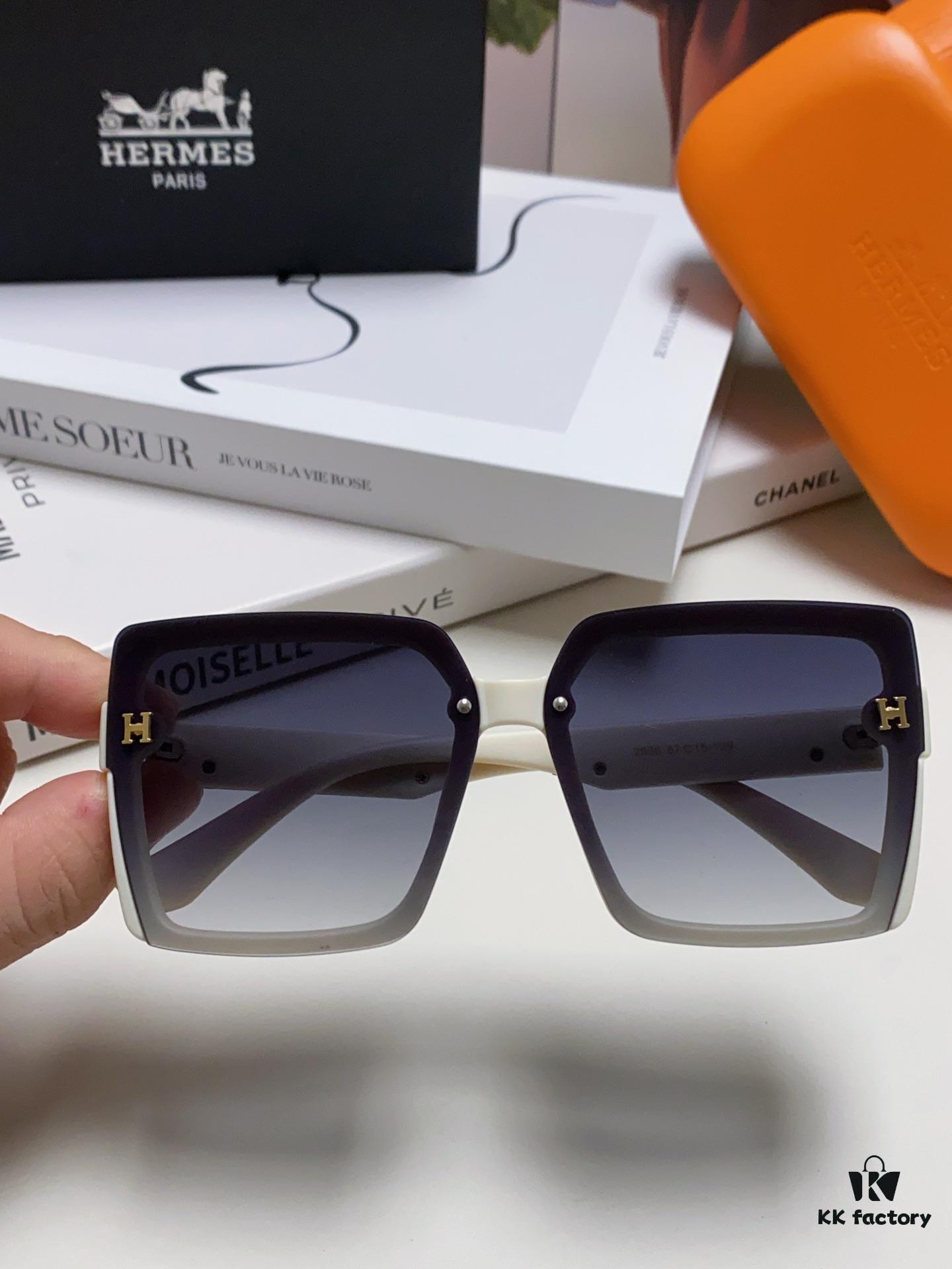 6931ae82ccd8ab3d7afa29b7 Hermes 2024 New Korean Style Square Women's Sunglasses, Retro Fashion Minimalist Unisex Polarized Sunglasses