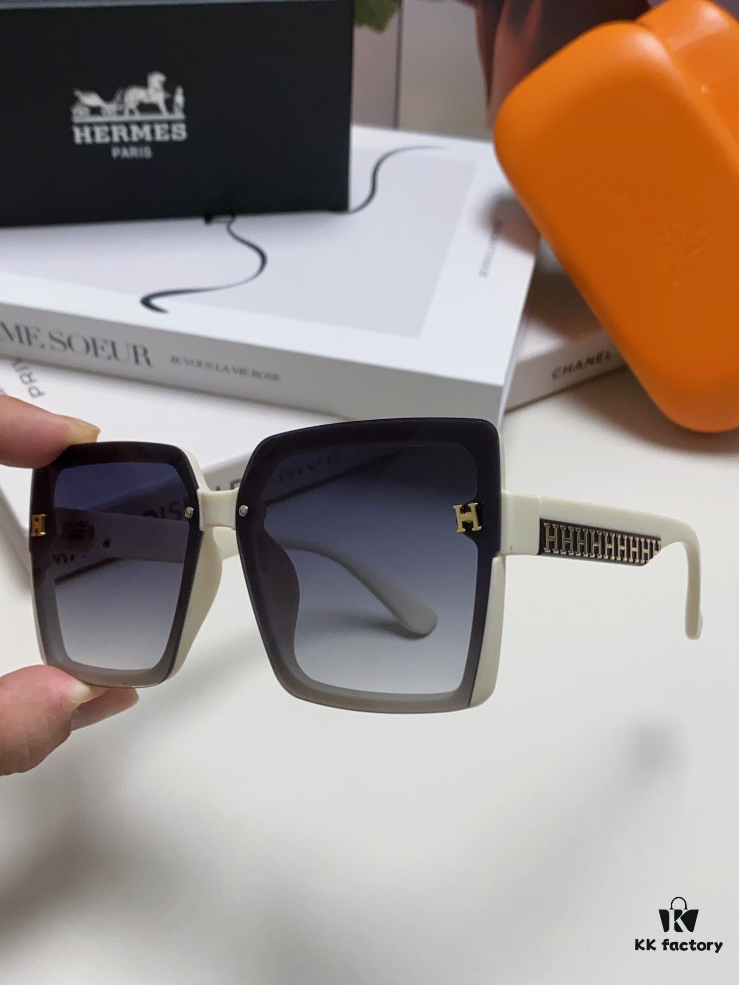 6931ae82ccd8ab3d7afa29b9 Hermes 2024 New Korean Style Square Women's Sunglasses, Retro Fashion Minimalist Unisex Polarized Sunglasses