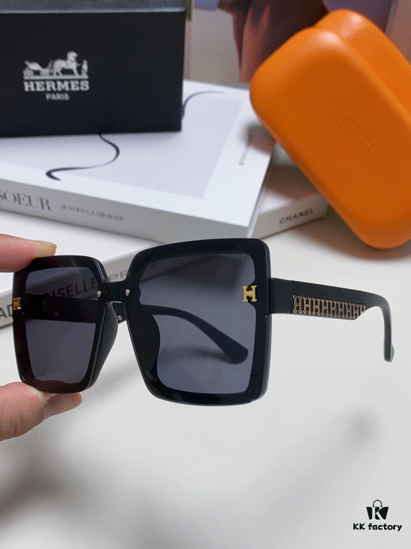 6931ae83ccd8ab3d7afa29c4 Hermes 2024 New Korean-Style Square Women's Sunglasses, Retro Fashion Minimalist Polarized Sunglasses, Unisex Eyewear