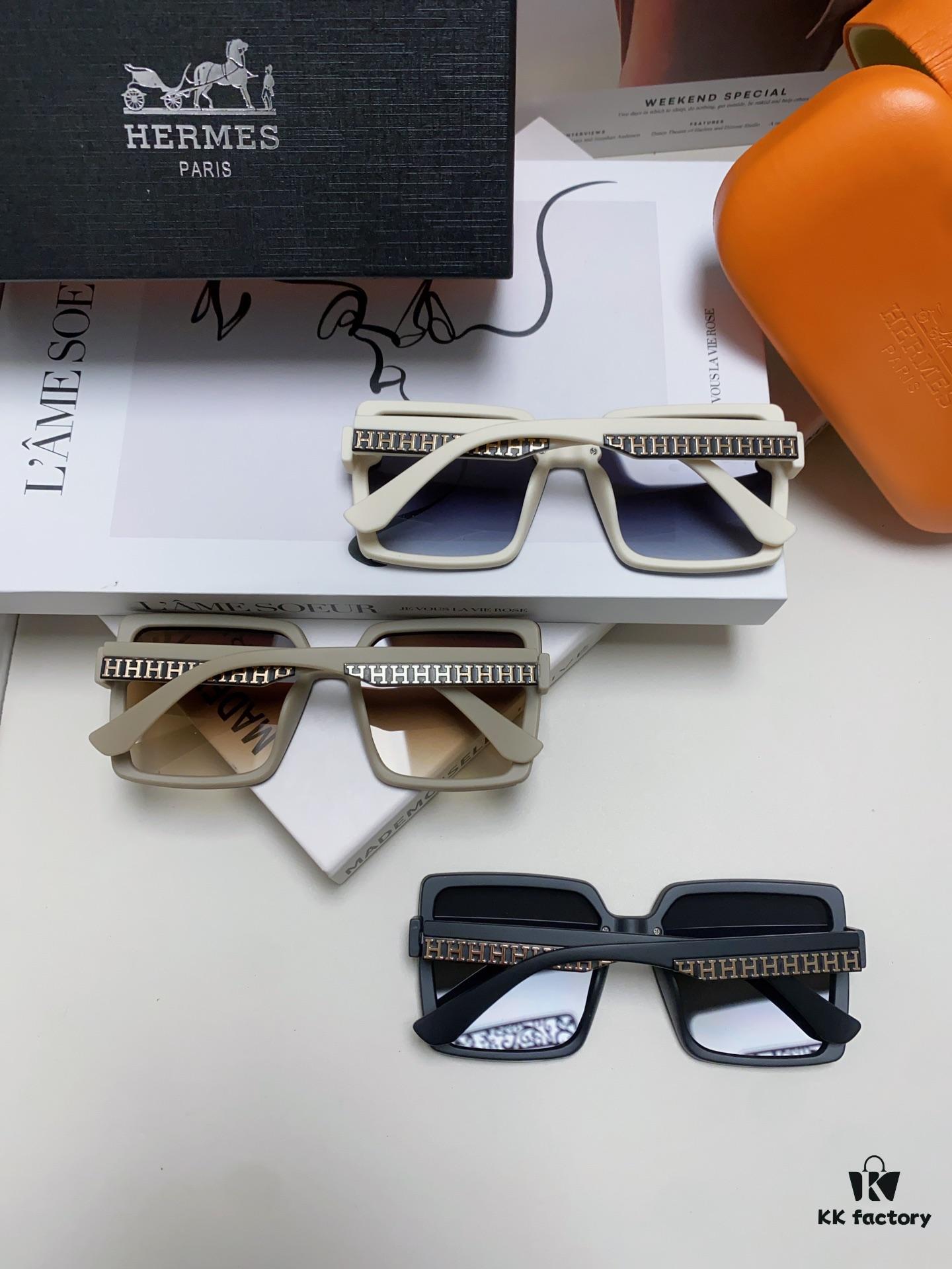 6931ae83ccd8ab3d7afa29c7 Hermes 2024 New Korean-Style Square Women's Sunglasses, Retro Fashion Minimalist Polarized Sunglasses, Unisex Eyewear