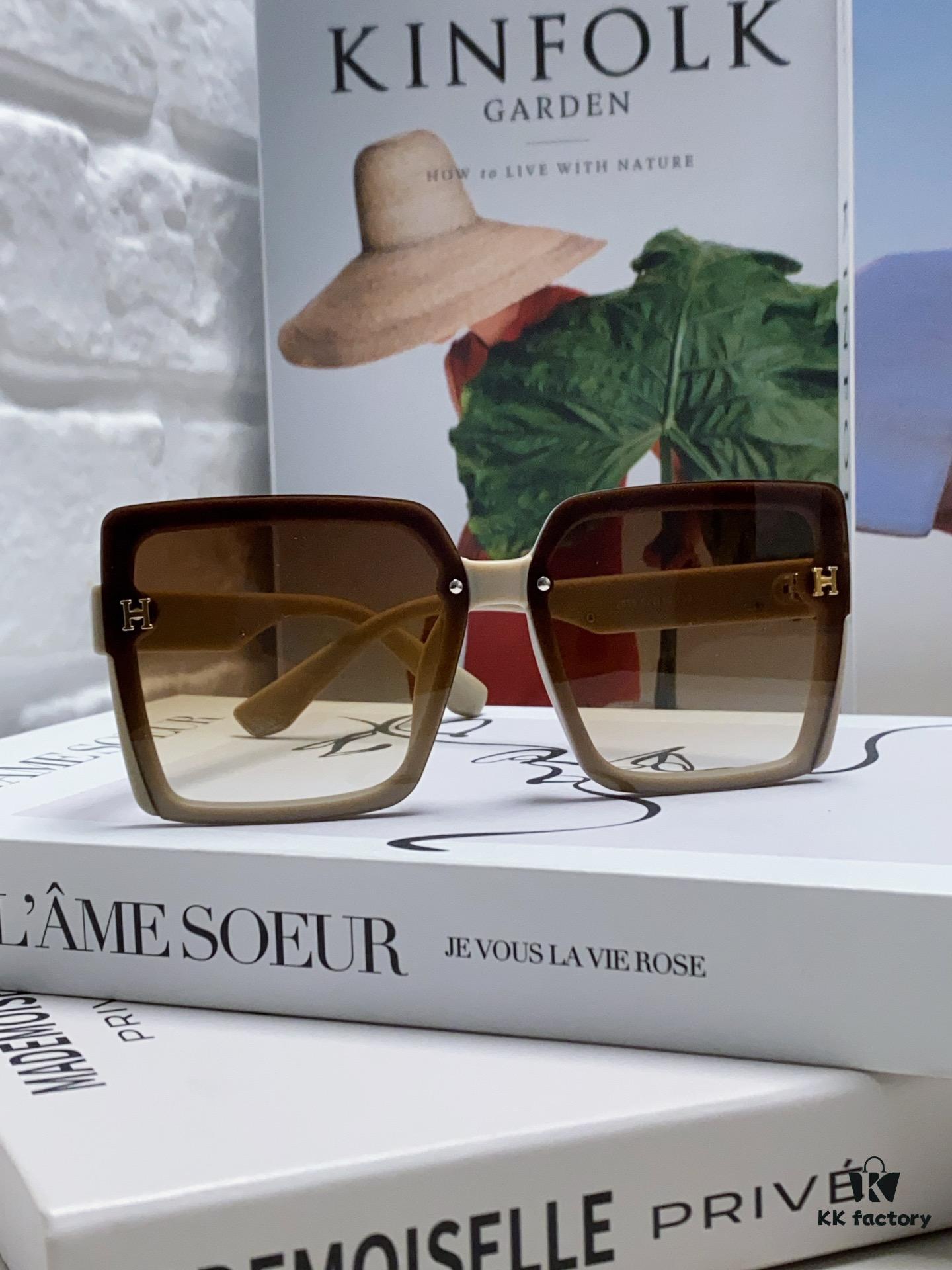 6931ae83ccd8ab3d7afa29c9 Hermes 2024 New Korean-Style Square Women's Sunglasses, Retro Fashion Minimalist Polarized Sunglasses, Unisex Eyewear