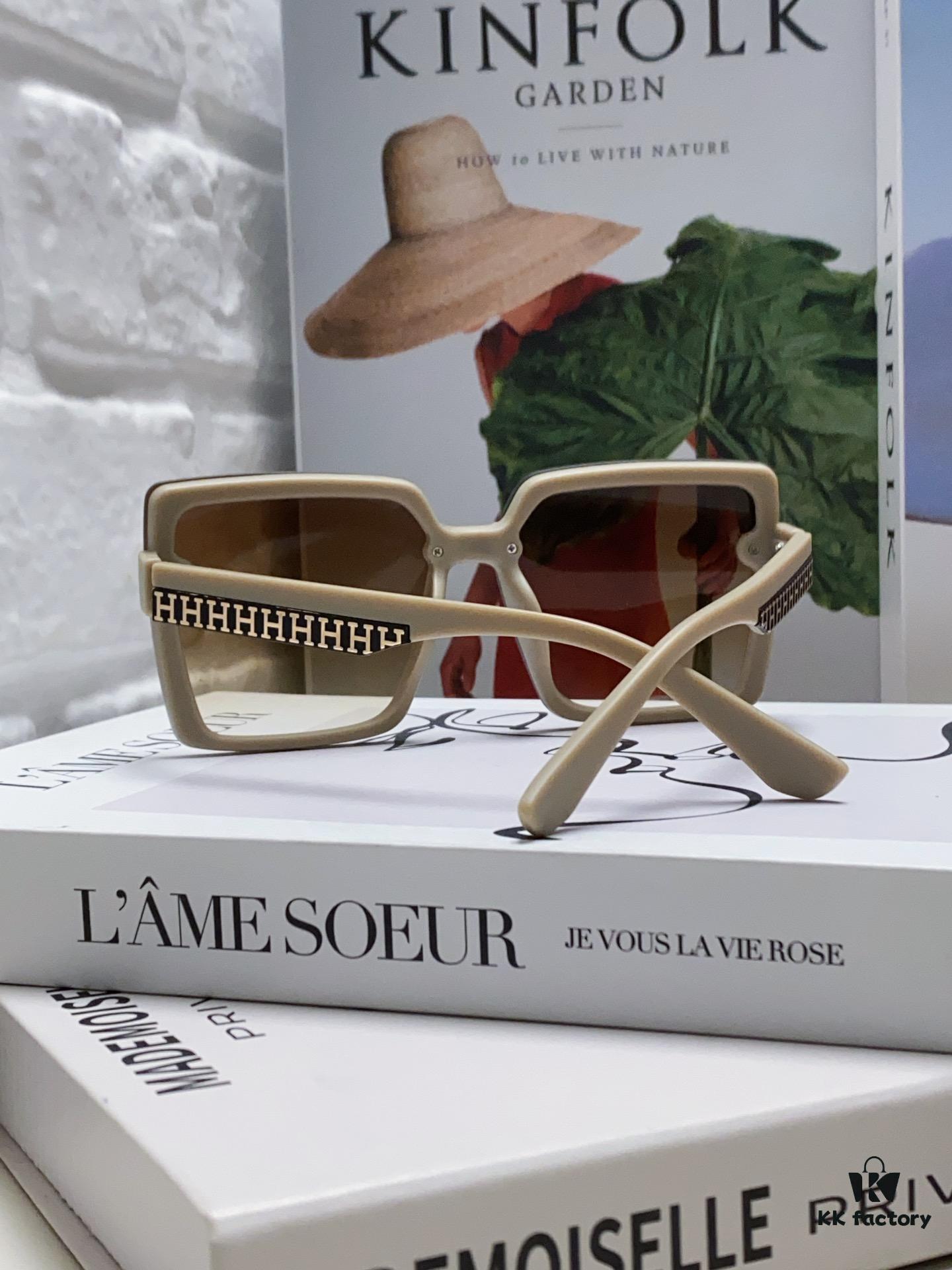 6931ae83ccd8ab3d7afa29ca Hermes 2024 New Korean-Style Square Women's Sunglasses, Retro Fashion Minimalist Polarized Sunglasses, Unisex Eyewear