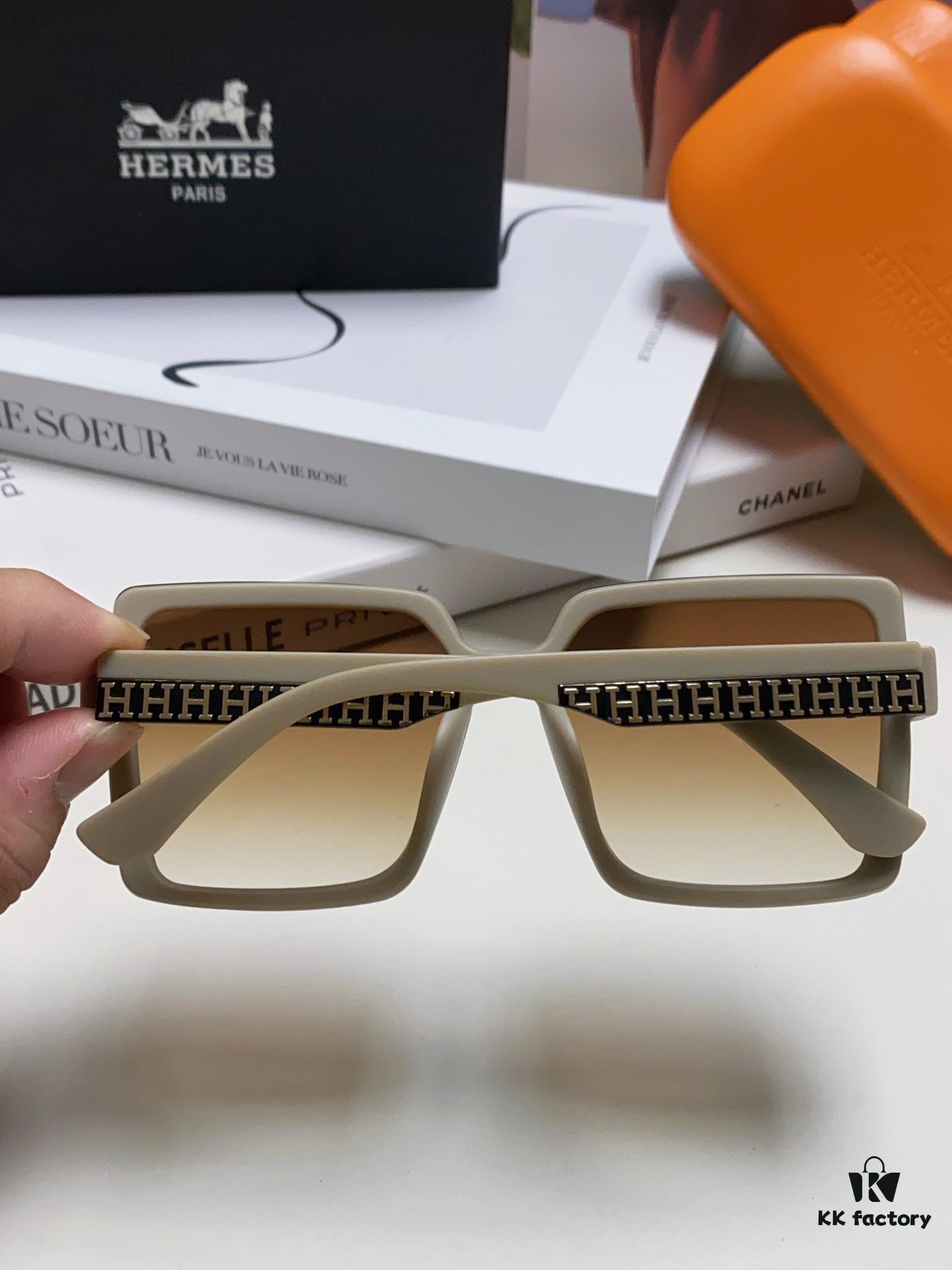6931ae83ccd8ab3d7afa29cc Hermes 2024 New Korean-Style Square Women's Sunglasses, Retro Fashion Minimalist Polarized Sunglasses, Unisex Eyewear