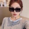 6931ae8bccd8ab3d7afa2a37 Hermes Korean-style Square Frame Minimalist Fashion Sunglasses for Women, Round Face Driving UV Protection Sun Glasses