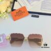 6931ae8cccd8ab3d7afa2a4e Hermes 2024 TikTok Popular Women's Fashionable Luxurious Frameless Cut-Out Oversized UV-Protective Sunglasses for Street Photography
