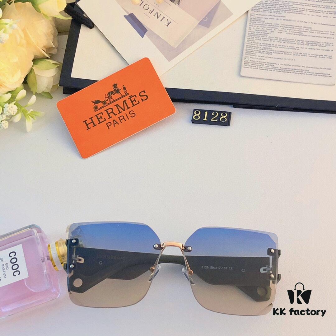 6931ae96ccd8ab3d7afa2ae2 Hermes New Arrival Sunglasses for Women, High-End Fashion UV Protection, Anti-Glare, Instagrammable Driving Sunglasses