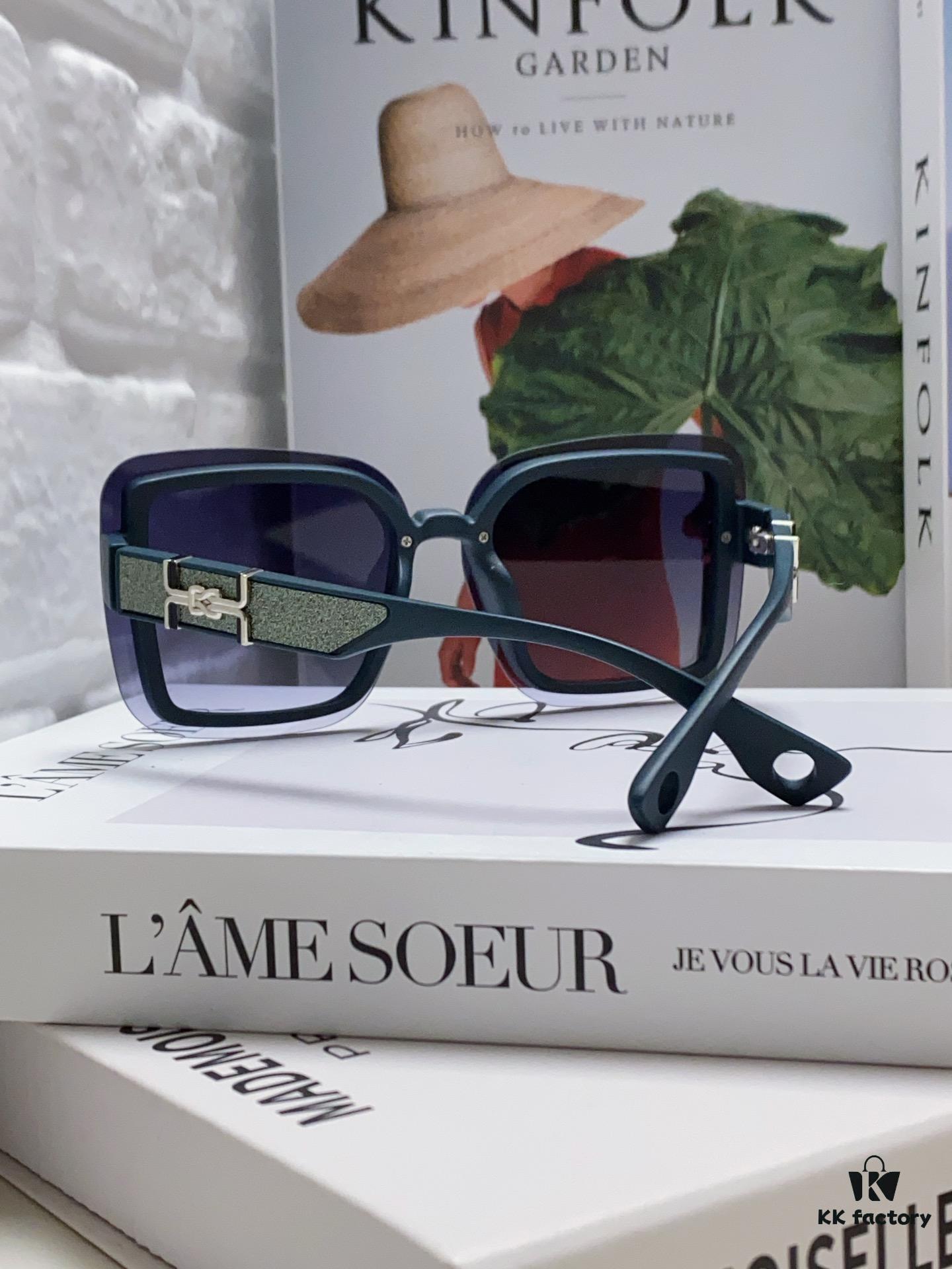 6931ae9bccd8ab3d7afa2b2f HERMES Women's Sunglasses, UV-Protective Oversized Round Frame Sunglasses 2024 New Arrival, Vintage-Inspired Slimming Design for Large Faces, Trendy Influencer Eyewear