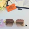 6931ae9cccd8ab3d7afa2b3c Hermes 2024 New Arrival European and American Style Frameless Sunglasses for Women, Oversized Summer Sun Glasses that Flatter Large Faces and Slim the Appearance