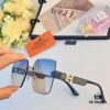6931ae9dccd8ab3d7afa2b4b Hermes Unframed Square Sunglasses for Women, Slimming Design, 2024 New Arrival UV Protection, Korean Style Influencer Trendy High-End Sun Glasses