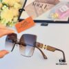 6931ae9dccd8ab3d7afa2b4c Hermes Unframed Square Sunglasses for Women, Slimming Design, 2024 New Arrival UV Protection, Korean Style Influencer Trendy High-End Sun Glasses