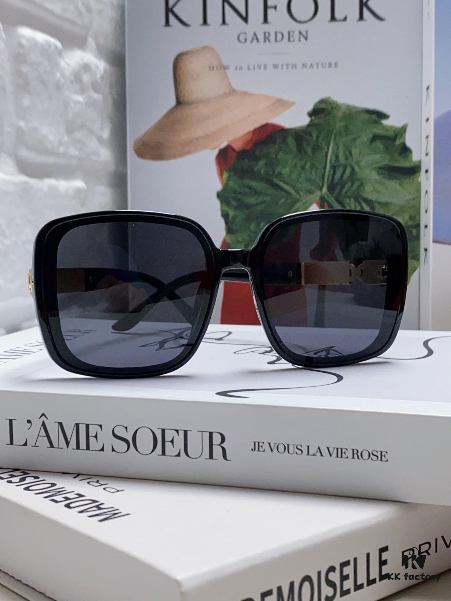 Hermes 2024 New Arrival Women's Oversized Round Square Sunglasses, Polarized UV Protection Driving Sunglasses for Women, Face-Framing Design