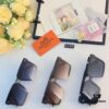 6931aea3ccd8ab3d7afa2b9b Hermes Women's Square Retro Sunglasses, Korean Style Ins High-End Fashion, Slimming for Large Faces, Stylish Street Snap UV Protection