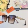6931aea3ccd8ab3d7afa2b9e Hermes Women's Square Retro Sunglasses, Korean Style Ins High-End Fashion, Slimming for Large Faces, Stylish Street Snap UV Protection