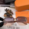 6931aea5ccd8ab3d7afa2baf HERMES 2024 Spring New Arrival Original Release Famous Internet Sensation Ultra Popular Blue Classic Luxury Square Sunglasses