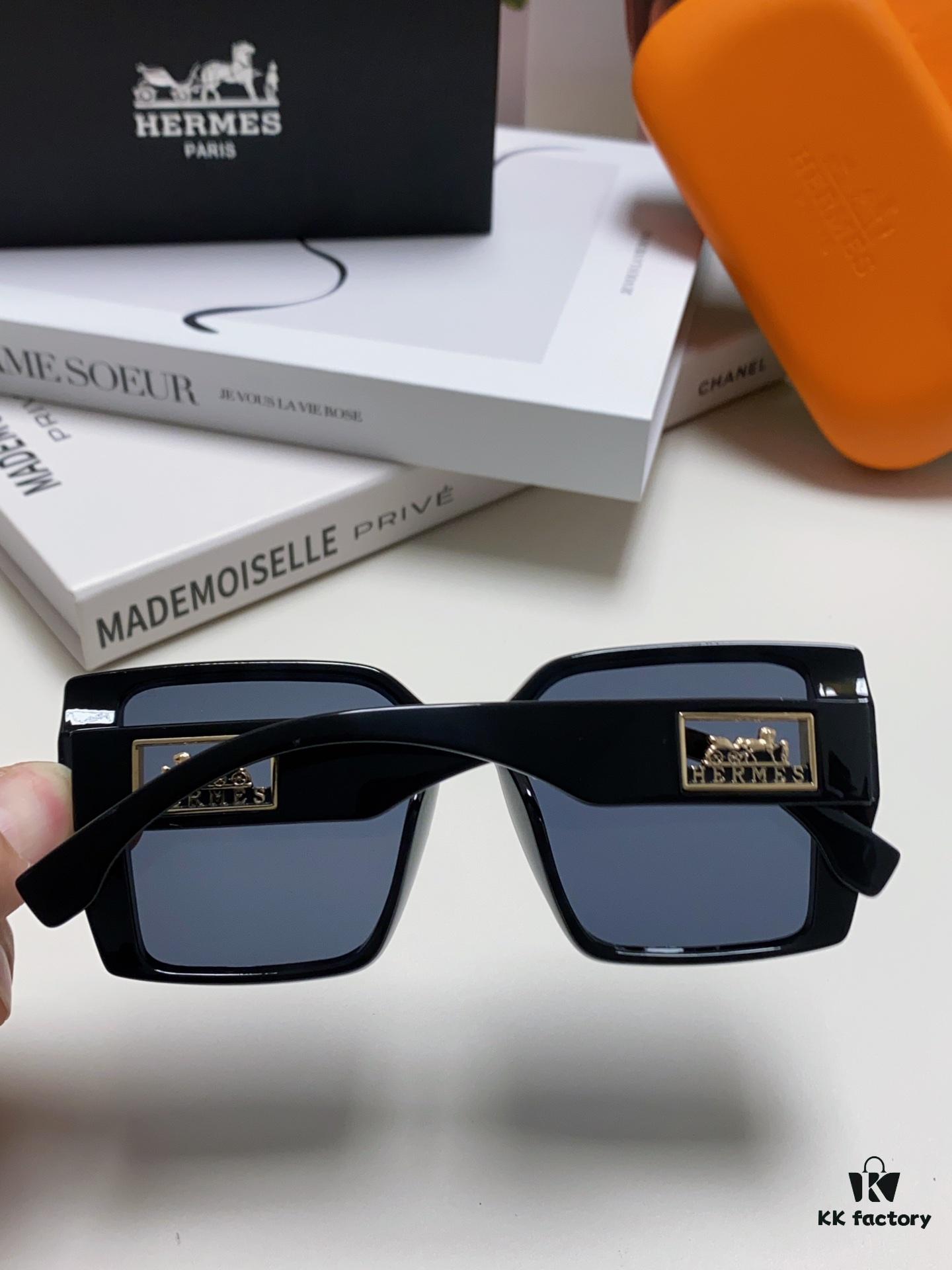 6931aea5ccd8ab3d7afa2bb9 Hermes 2024 New Arrival Polarized Sunglasses for Women, Fashion Oversized Frame, Slimming Effect, UV Protection, Versatile and Stylish