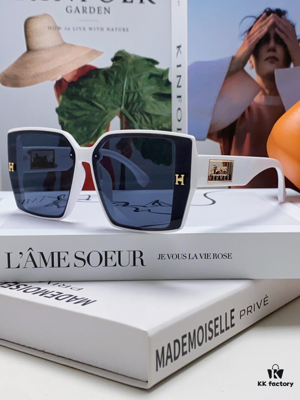 6931aea6ccd8ab3d7afa2bc8 Hermes 2024 New Polarized Sunglasses for Women, Fashionable Oversized Frame, Slimming Effect, UV Protection, Casual and Versatile Style