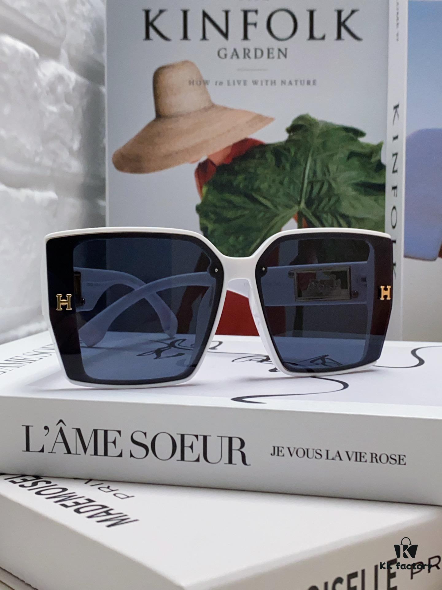 6931aea6ccd8ab3d7afa2bc9 Hermes 2024 New Polarized Sunglasses for Women, Fashionable Oversized Frame, Slimming Effect, UV Protection, Casual and Versatile Style