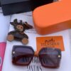 HERMES 2024 Spring New Arrival Original Shipment Popular Luxury Square Sunglasses Model H8998