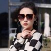 6931aeacccd8ab3d7afa2c13 HERMES H50200 TR Polarized Sunglasses, Luxury Square Frame Designer Shades