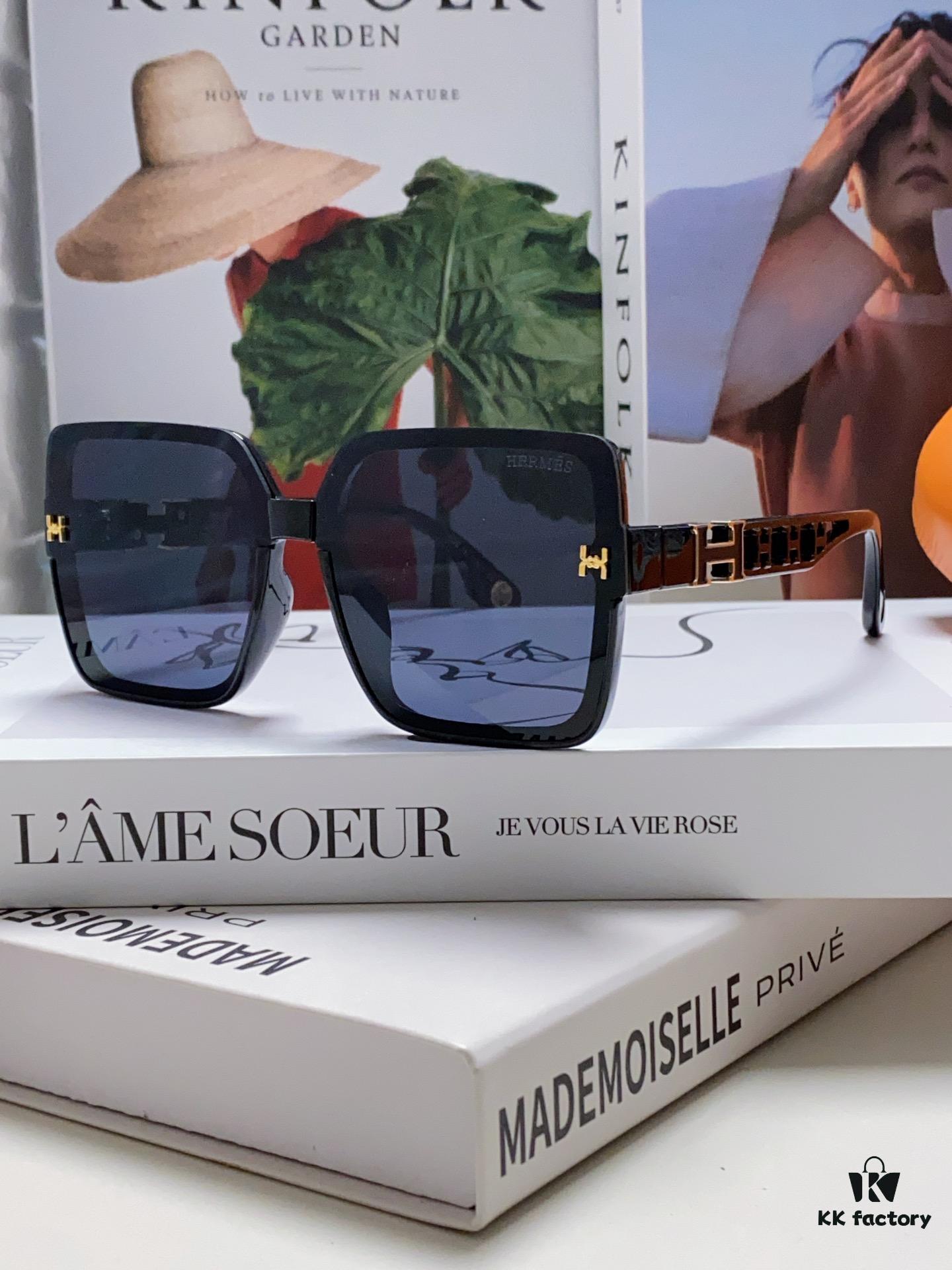 6931aeacccd8ab3d7afa2c19 HERMES 2024 New Arrival Popular Fashion H Sunglasses for Women UV Protection Driver's Glasses Stylish White Sunglasses