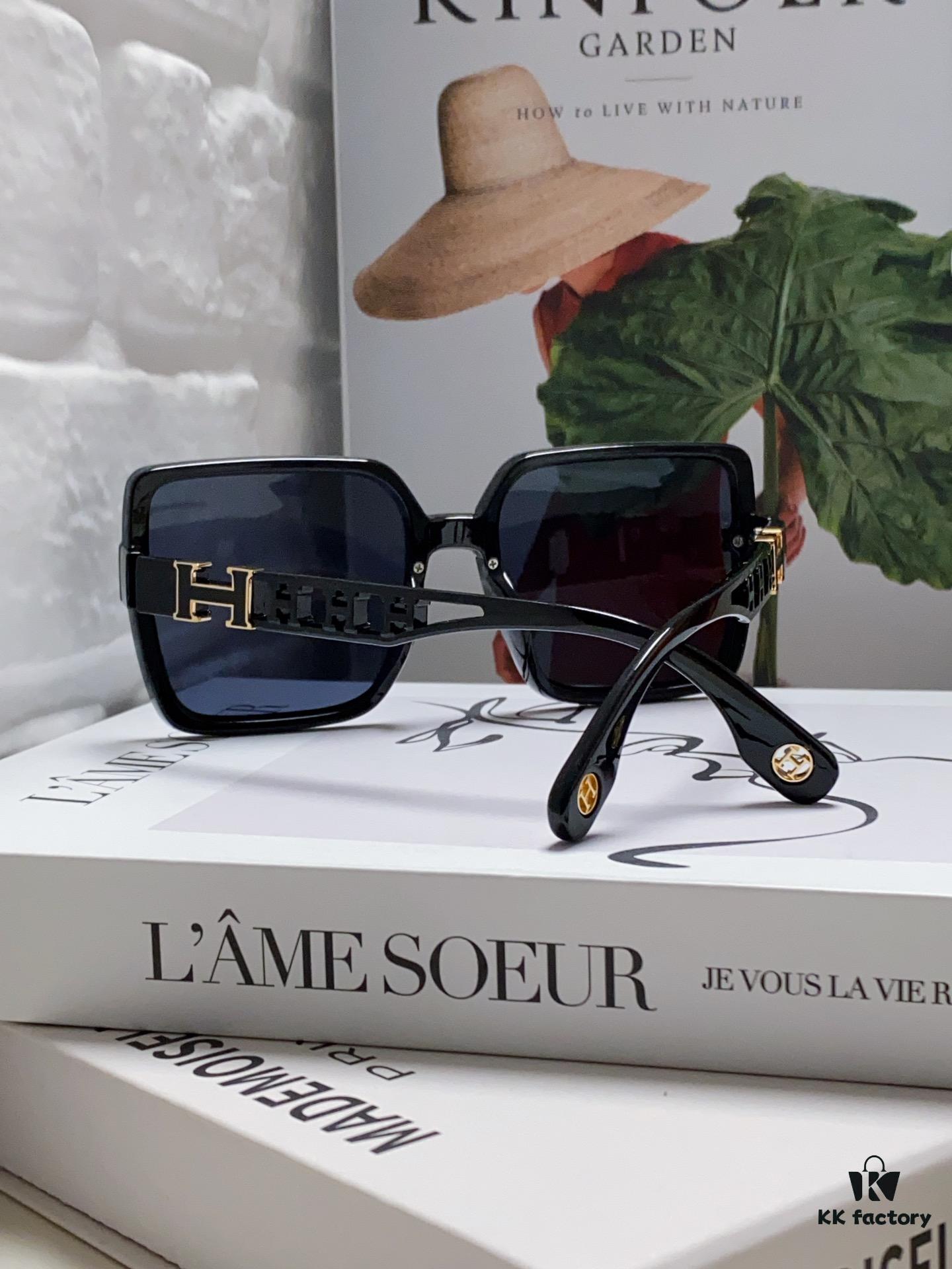 6931aeacccd8ab3d7afa2c1b HERMES 2024 New Arrival Popular Fashion H Sunglasses for Women UV Protection Driver's Glasses Stylish White Sunglasses