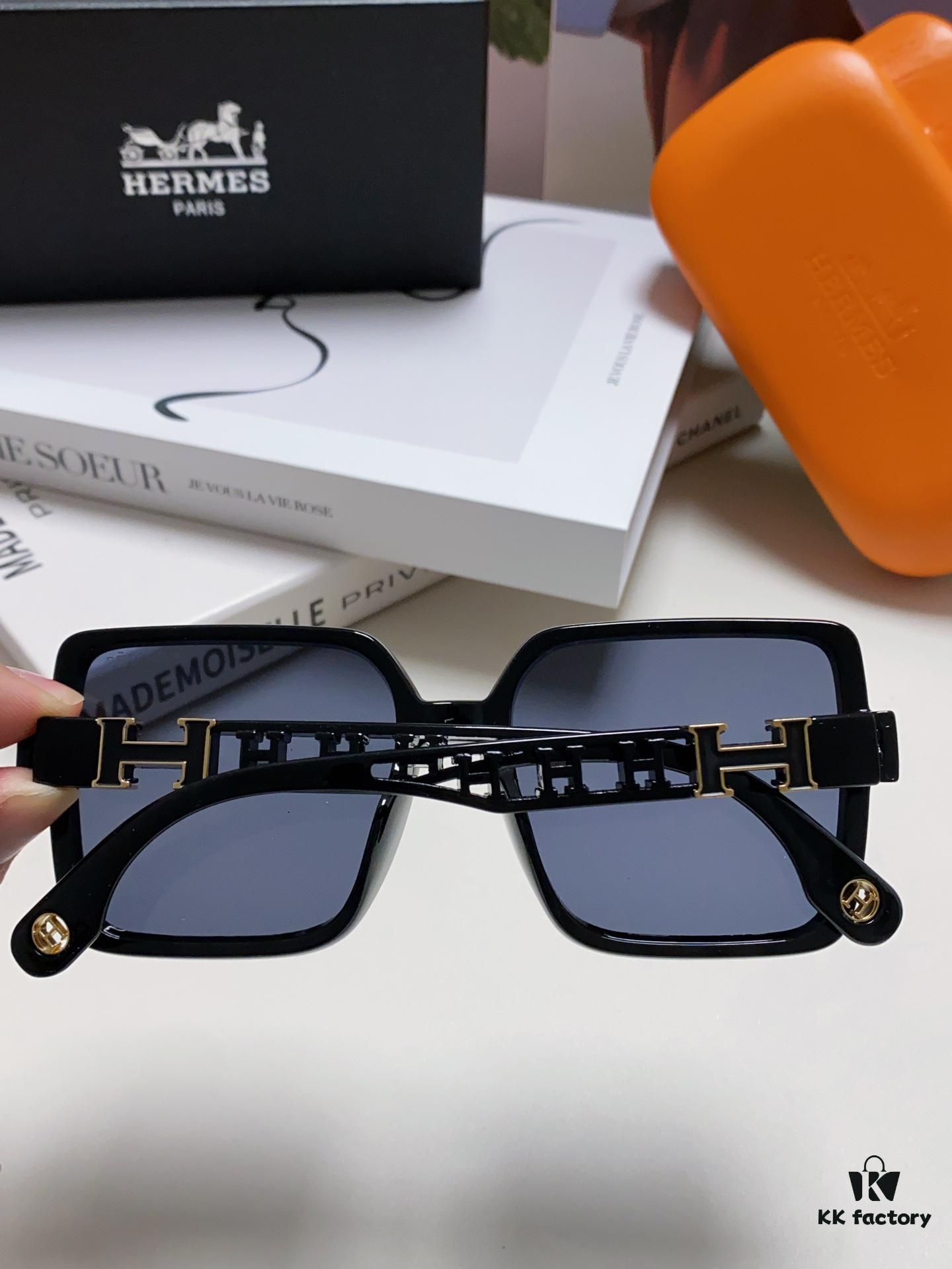 6931aeacccd8ab3d7afa2c1d HERMES 2024 New Arrival Popular Fashion H Sunglasses for Women UV Protection Driver's Glasses Stylish White Sunglasses