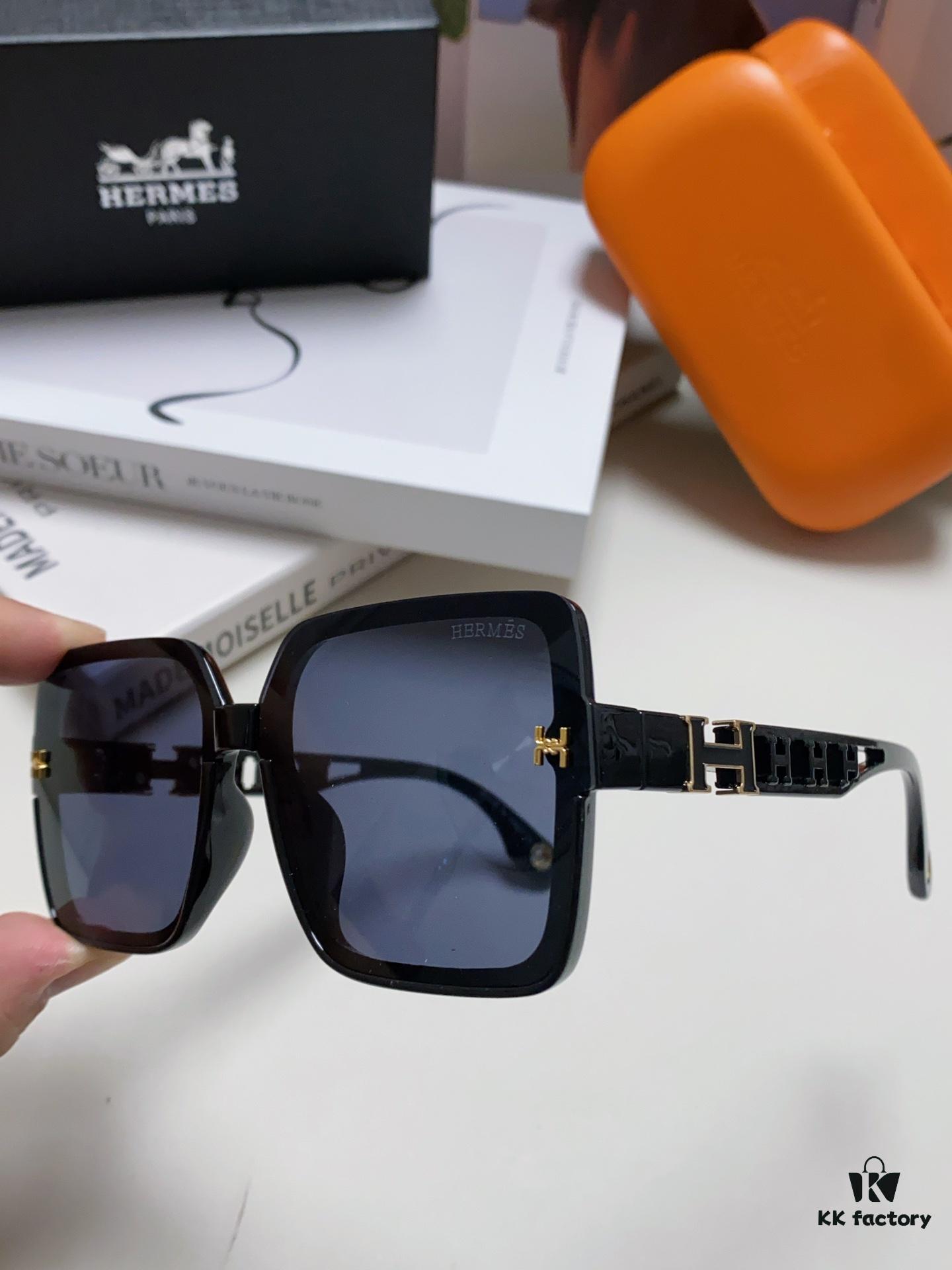 6931aeadccd8ab3d7afa2c1e HERMES 2024 New Arrival Popular Fashion H Sunglasses for Women UV Protection Driver's Glasses Stylish White Sunglasses