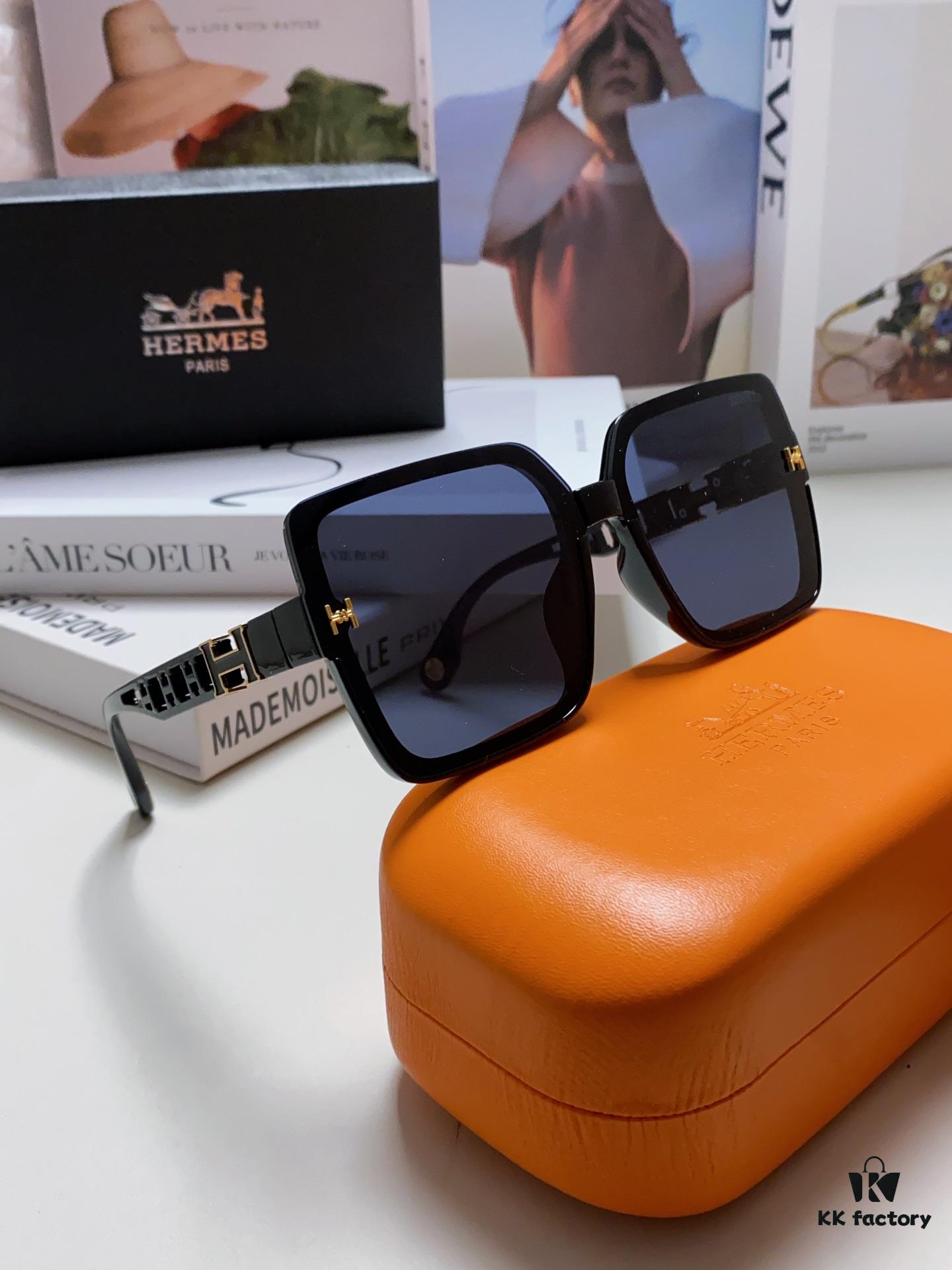 6931aeadccd8ab3d7afa2c20 HERMES 2024 New Arrival Popular Fashion H Sunglasses for Women UV Protection Driver's Glasses Stylish White Sunglasses