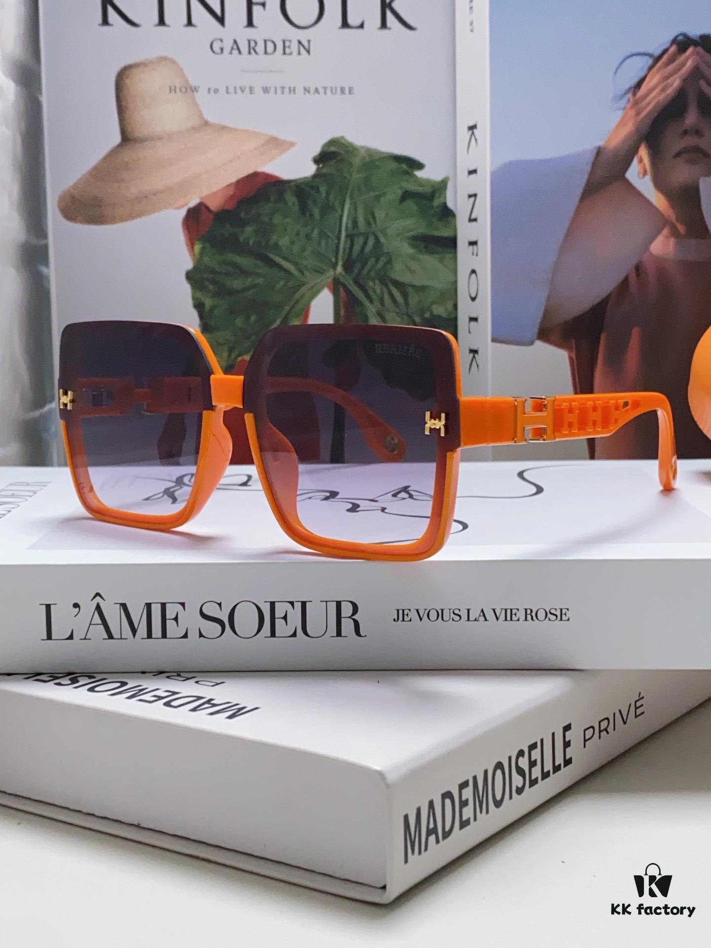 6931aeaeccd8ab3d7afa2c2e HERMES 2024 New Arrival Popular Fashion H Sunglasses for Women, UV Protection Driver's Sunglasses, Trendy White Driving Glasses, Stylish HHH Eyewear