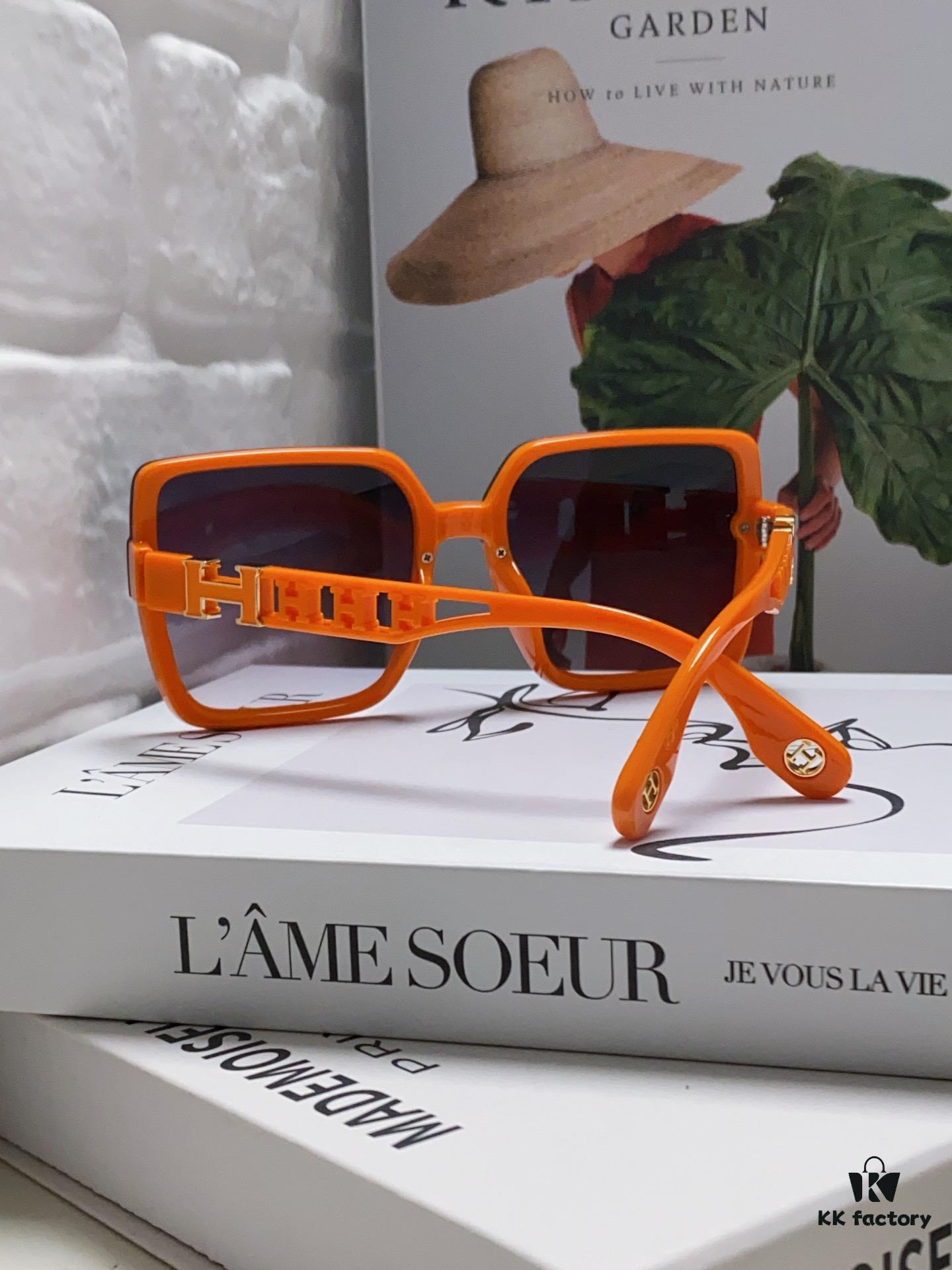 6931aeaeccd8ab3d7afa2c30 HERMES 2024 New Arrival Popular Fashion H Sunglasses for Women, UV Protection Driver's Sunglasses, Trendy White Driving Glasses, Stylish HHH Eyewear
