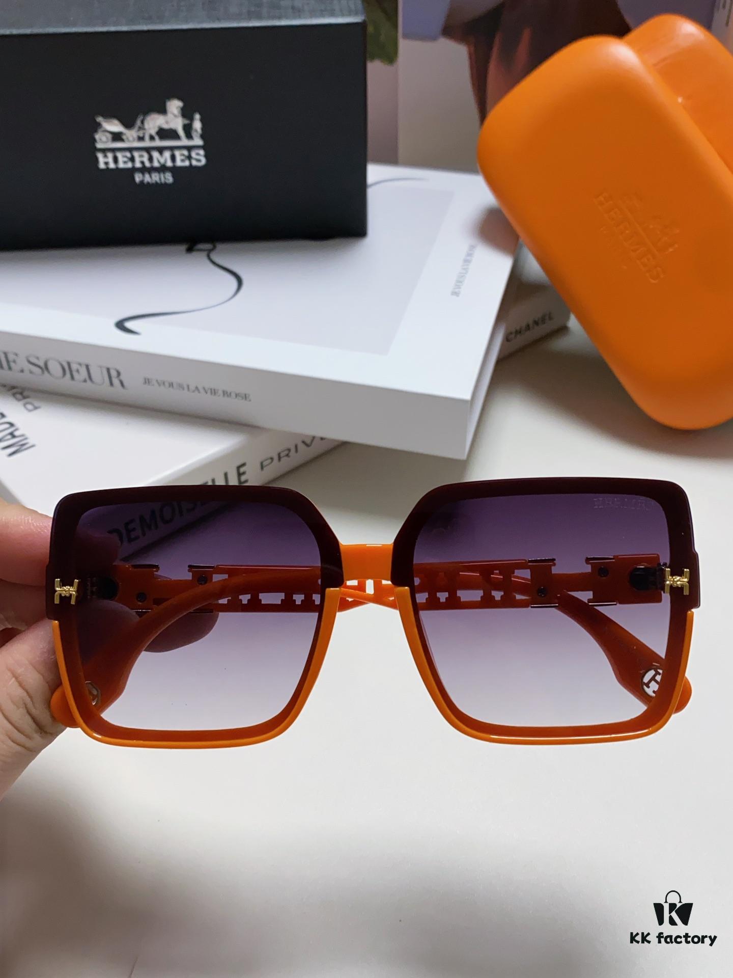 6931aeaeccd8ab3d7afa2c31 HERMES 2024 New Arrival Popular Fashion H Sunglasses for Women, UV Protection Driver's Sunglasses, Trendy White Driving Glasses, Stylish HHH Eyewear