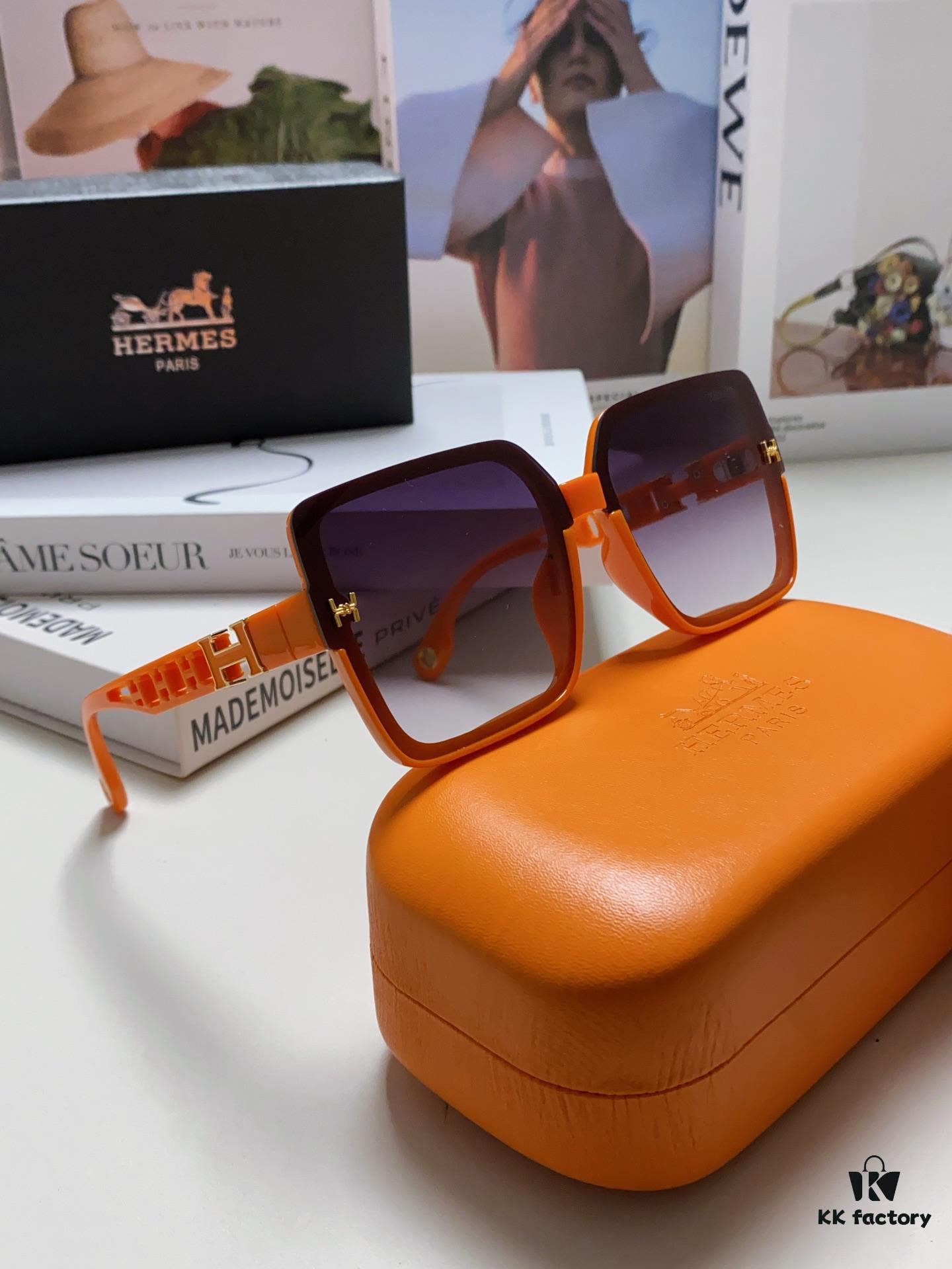 6931aeaeccd8ab3d7afa2c35 HERMES 2024 New Arrival Popular Fashion H Sunglasses for Women, UV Protection Driver's Sunglasses, Trendy White Driving Glasses, Stylish HHH Eyewear