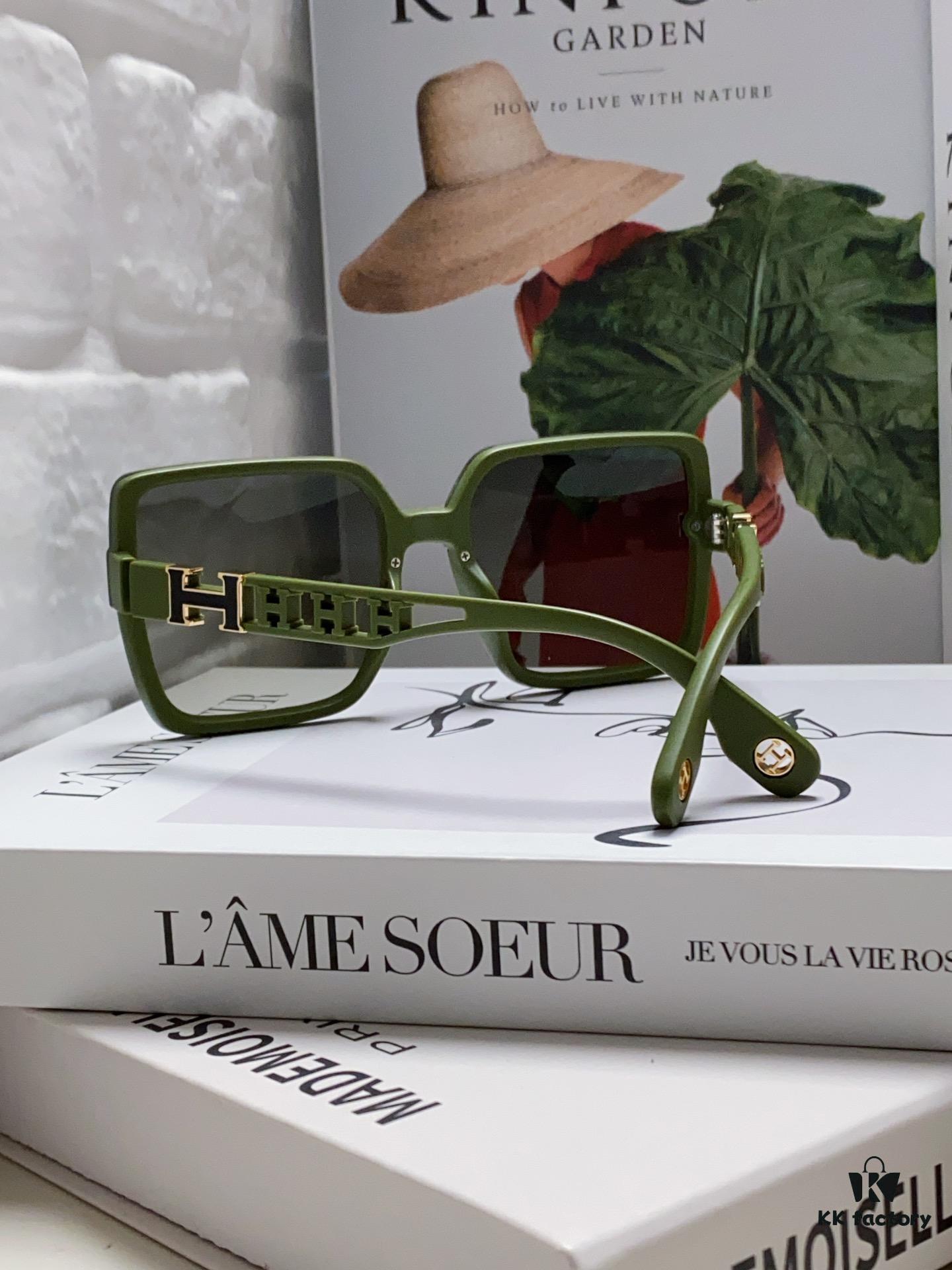 6931aeafccd8ab3d7afa2c3a HERMES 2024 New Arrival Popular Fashion H Sunglasses for Women UV Protection Driver's Glasses Stylish White Sunglasses