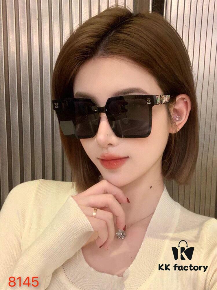 6931aeb1ccd8ab3d7afa2c5c Hermes* Women's Square Retro Vintage Korean Style INS High-End Sunglasses for Large Face, Slimming and Stylish, Fashionable Sun Protection Shades