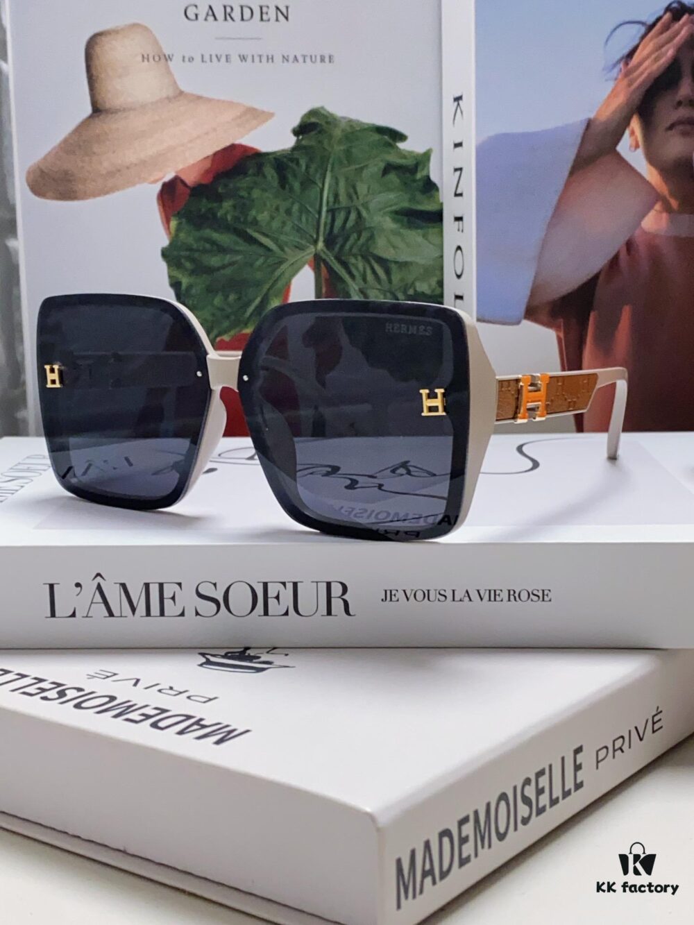 6931aeb6ccd8ab3d7afa2c9a Hermes New Polarized Sunglasses for Women, Fashion Oversized Frame Minimalist UV Protection Sunglasses, Slimming and Stylish Accessory
