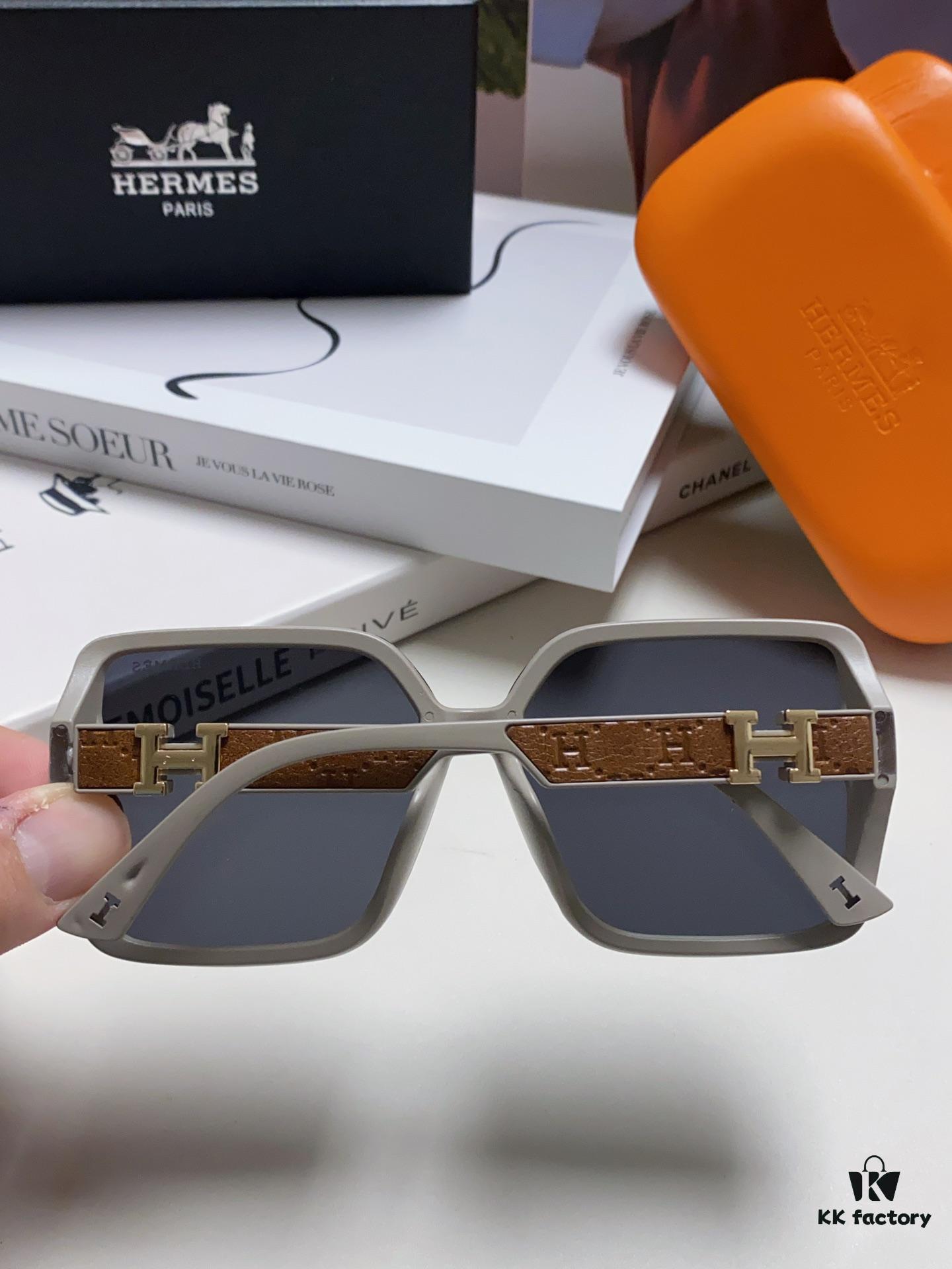 6931aeb6ccd8ab3d7afa2ca1 Hermes New Polarized Sunglasses for Women, Fashion Oversized Frame Minimalist UV Protection Sunglasses, Slimming and Stylish Accessory