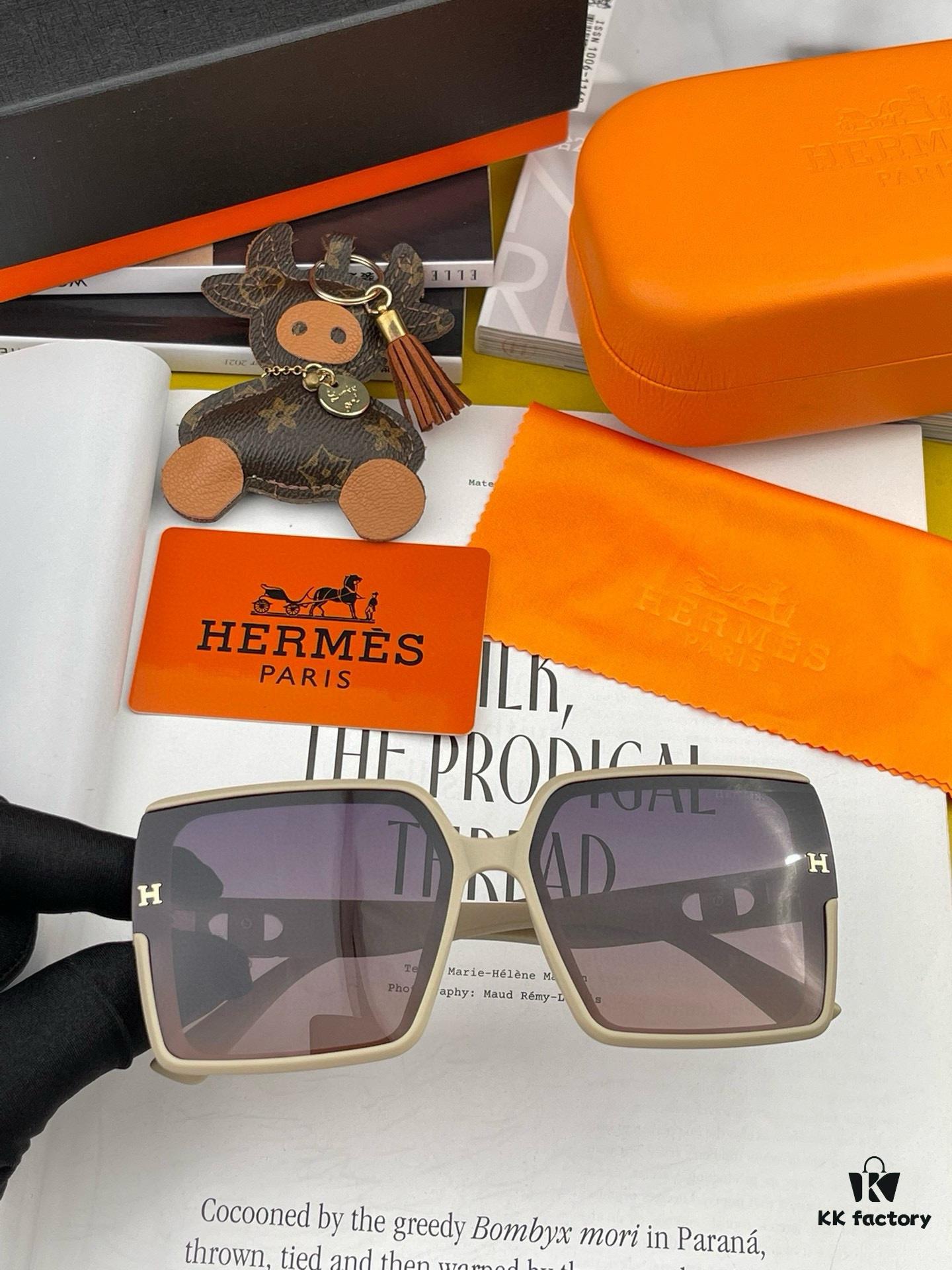 6931aeb7ccd8ab3d7afa2cb0 Polarized Series Sunglasses HERMES Hermes Original Release Popular Bestseller Classic Luxury Global Fashion Square Frame Sunglasses High-Quality Authentic H6107