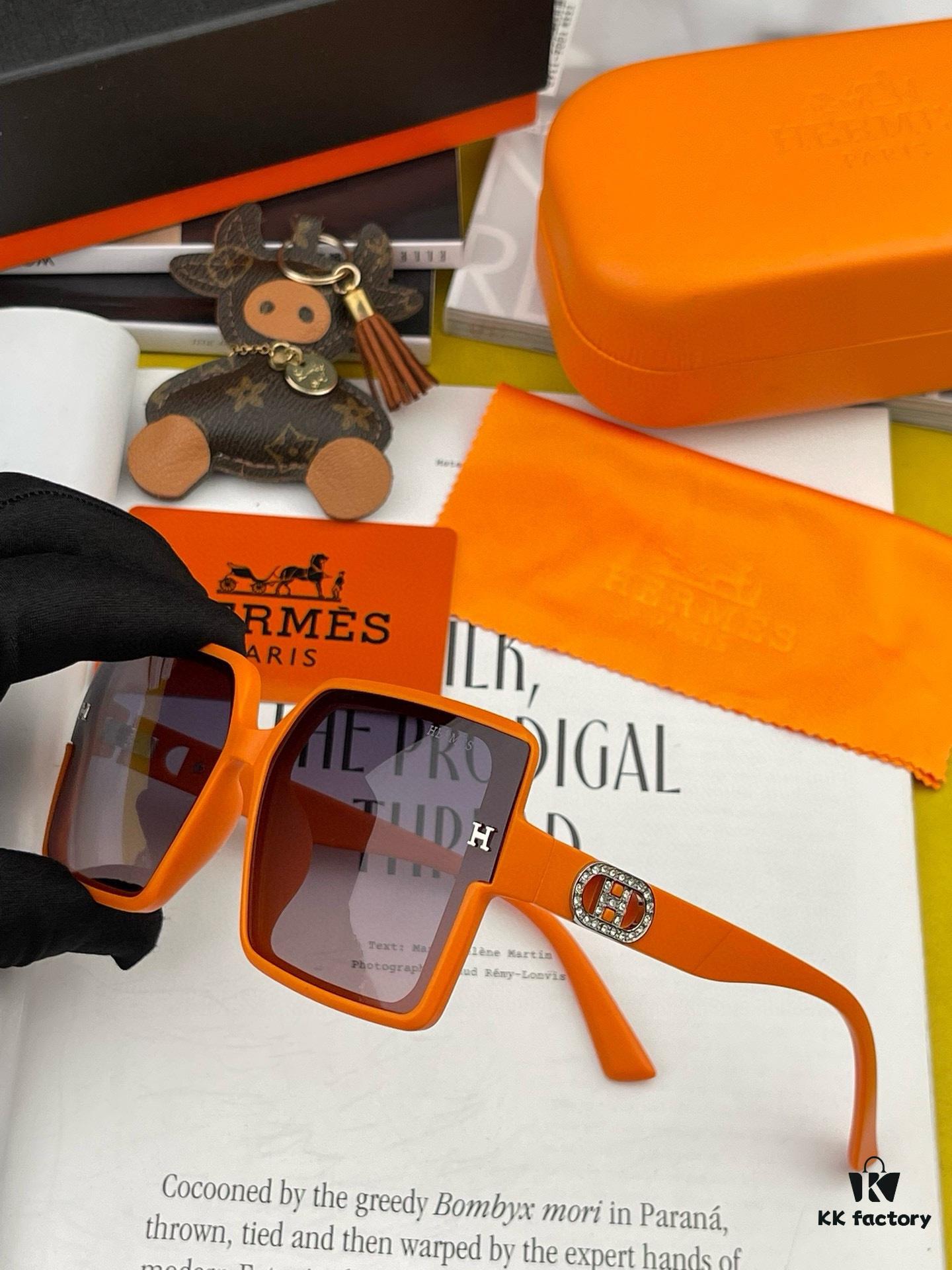 6931aeb7ccd8ab3d7afa2cb1 Polarized Series Sunglasses HERMES Hermes Original Release Popular Bestseller Classic Luxury Global Fashion Square Frame Sunglasses High-Quality Authentic H6107