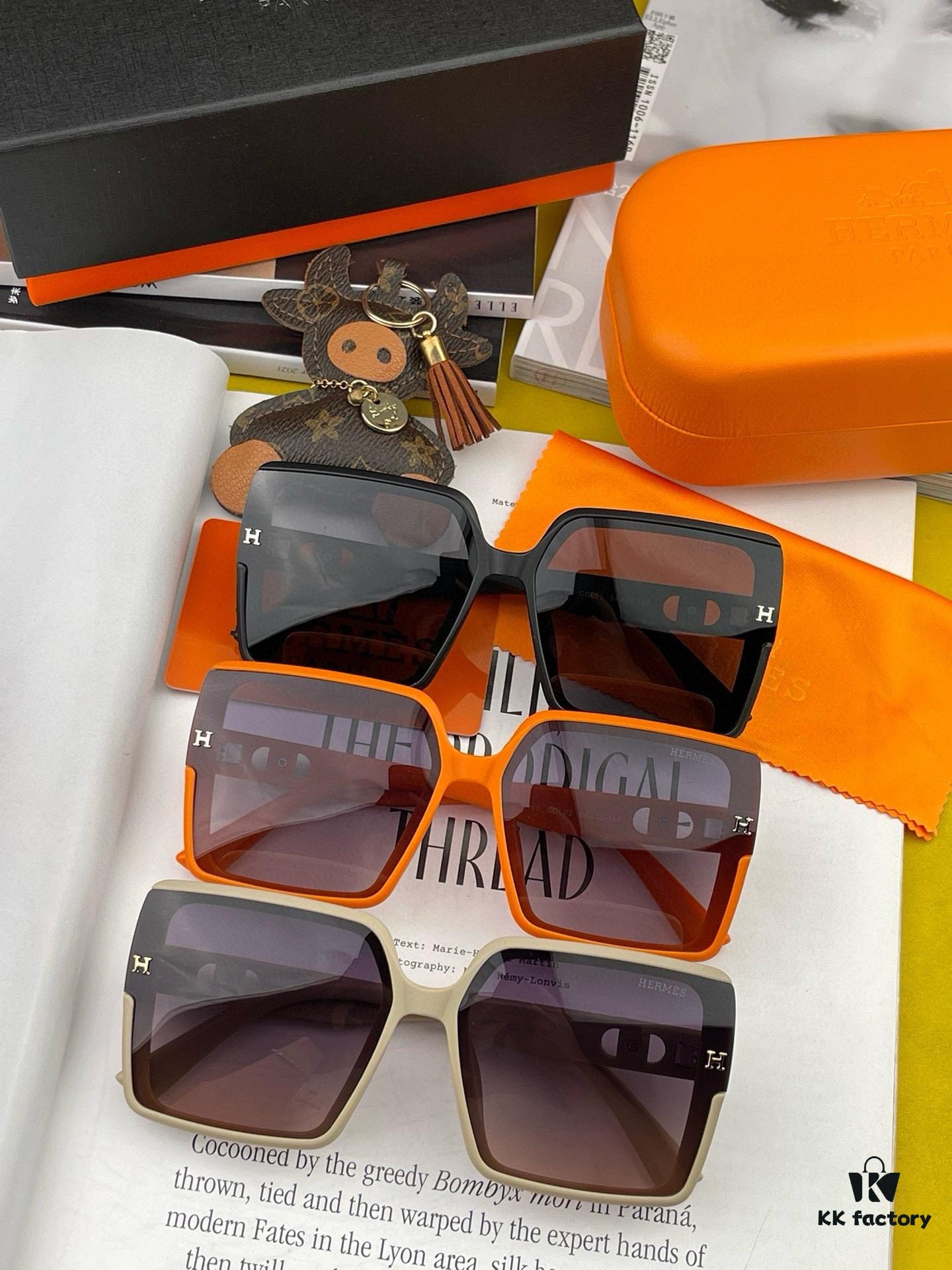 6931aeb7ccd8ab3d7afa2cb4 Polarized Series Sunglasses HERMES Hermes Original Release Popular Bestseller Classic Luxury Global Fashion Square Frame Sunglasses High-Quality Authentic H6107