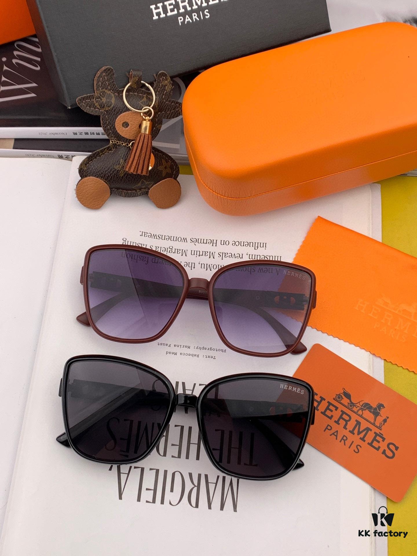 6931aebaccd8ab3d7afa2cd8 HERMES Spring 2024 New Arrival Original Luxury Square Sunglasses H98001
