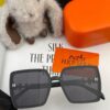 6931aebaccd8ab3d7afa2cdc HERMES 2024 Spring New Arrival Original Shipment Viral Hit Blue Classic Luxury Worldwide Fashion Square Sunglasses High-End Quality Authentic High-Quality Model: H1301