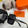 6931aebbccd8ab3d7afa2ce7 HERMES 2024 Spring New Arrival Original Shipment Viral Hit Blue Classic Luxury Global Trend Fashion Square Sunglasses Premium Quality Authentic High-End Logo Model: H1301