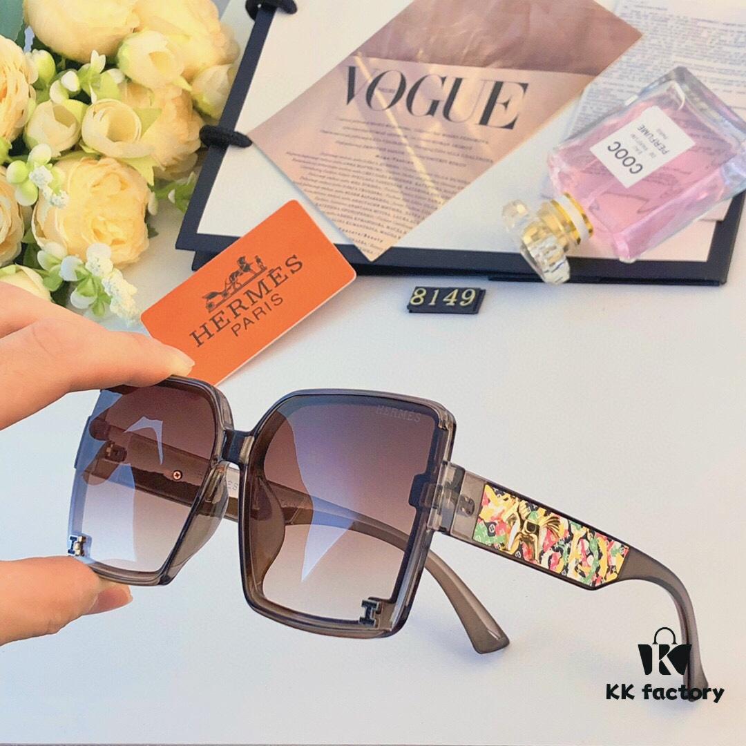 6931aebbccd8ab3d7afa2cef Hermes Fashion Oversized Sunglasses for Women, Stylish UV Protection Sun Glasses