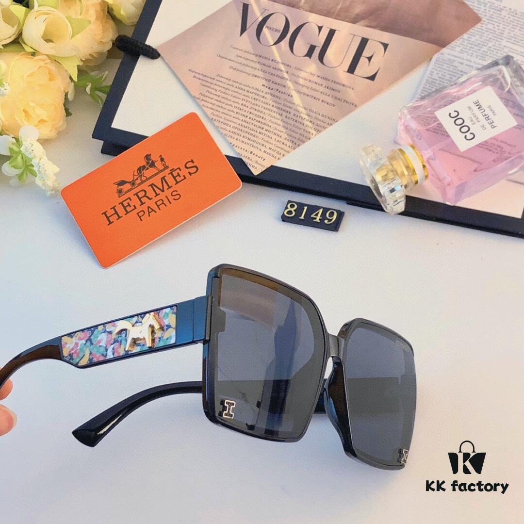 6931aebcccd8ab3d7afa2cf3 Hermes Fashion Oversized Sunglasses for Women, Stylish UV Protection Sun Glasses